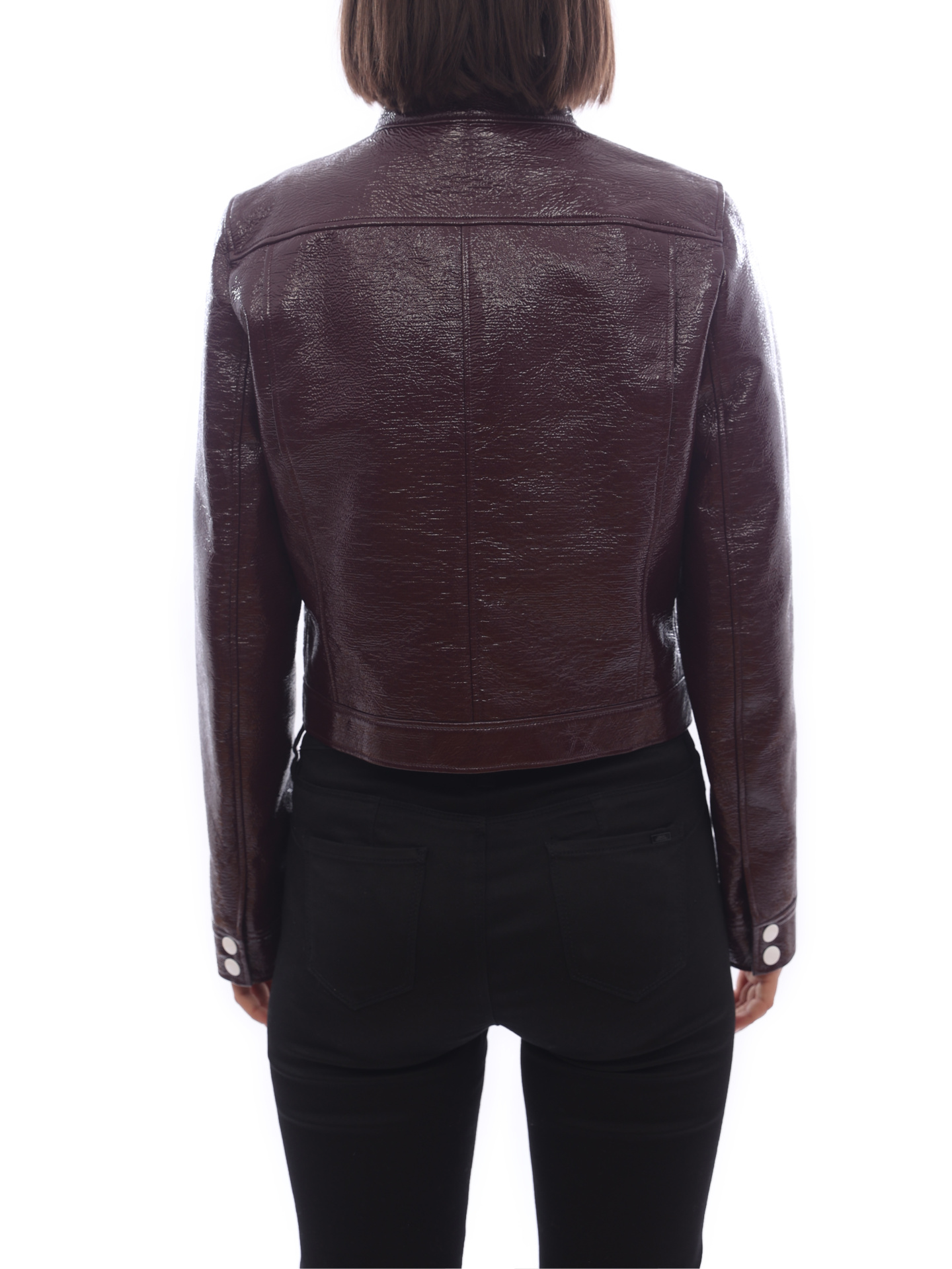 Куртка Courreges 318BL05218 бордовая женская — купить в интернет-магазине Verdistore