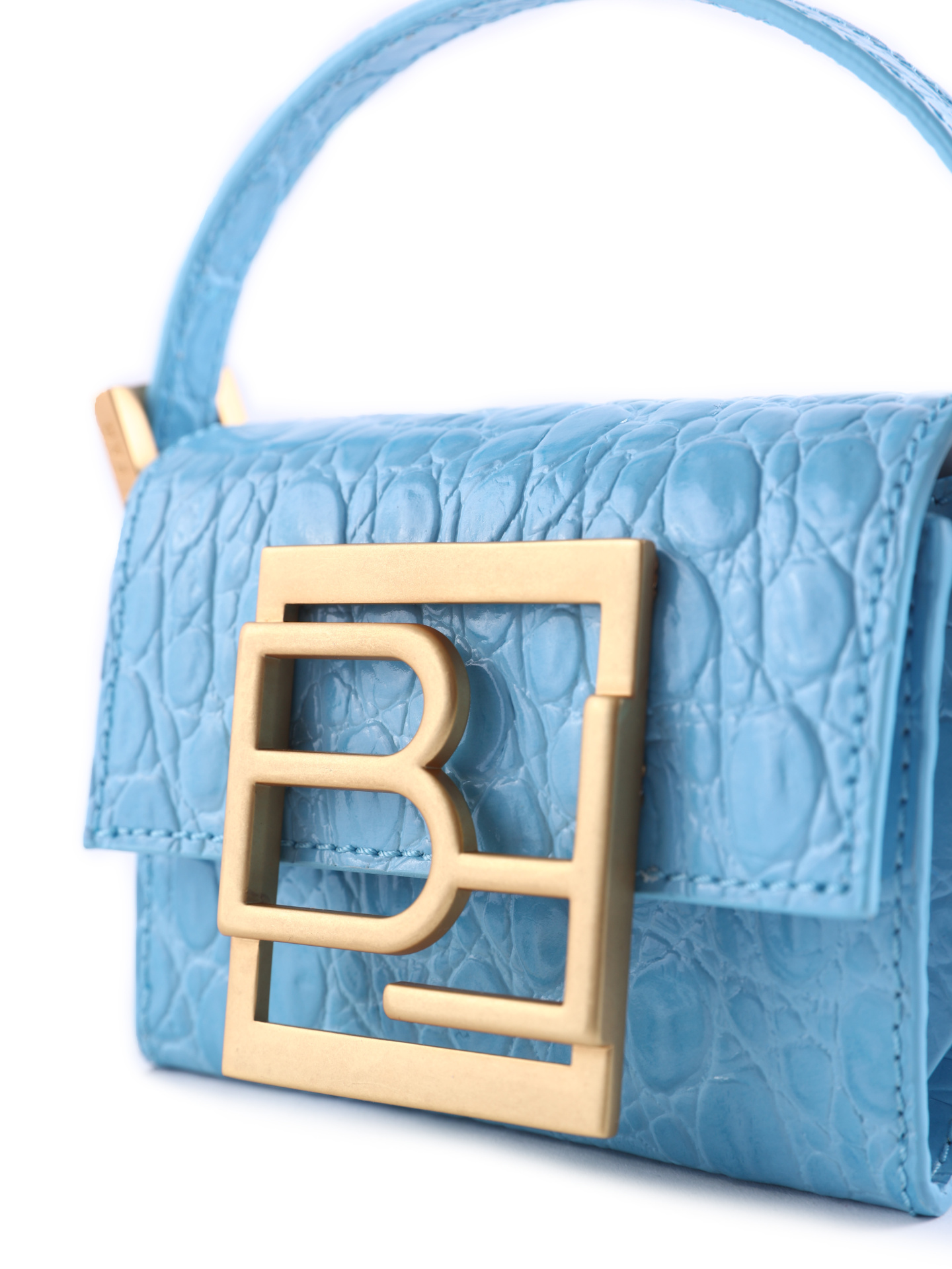 Сумка By Far 22CRMCFOLGNCCESMA LGN бирюзовая женская из кожи — купить в интернет-магазине Verdistore