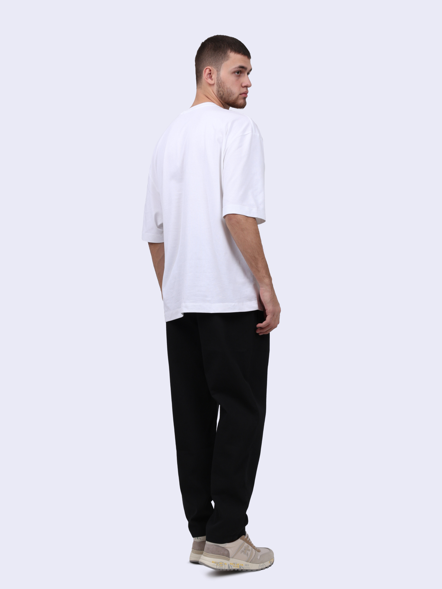 Футболка Calvin Klein Jeans J30J325491 YAF белая мужская из хлопка — купить в интернет-магазине Verdistore