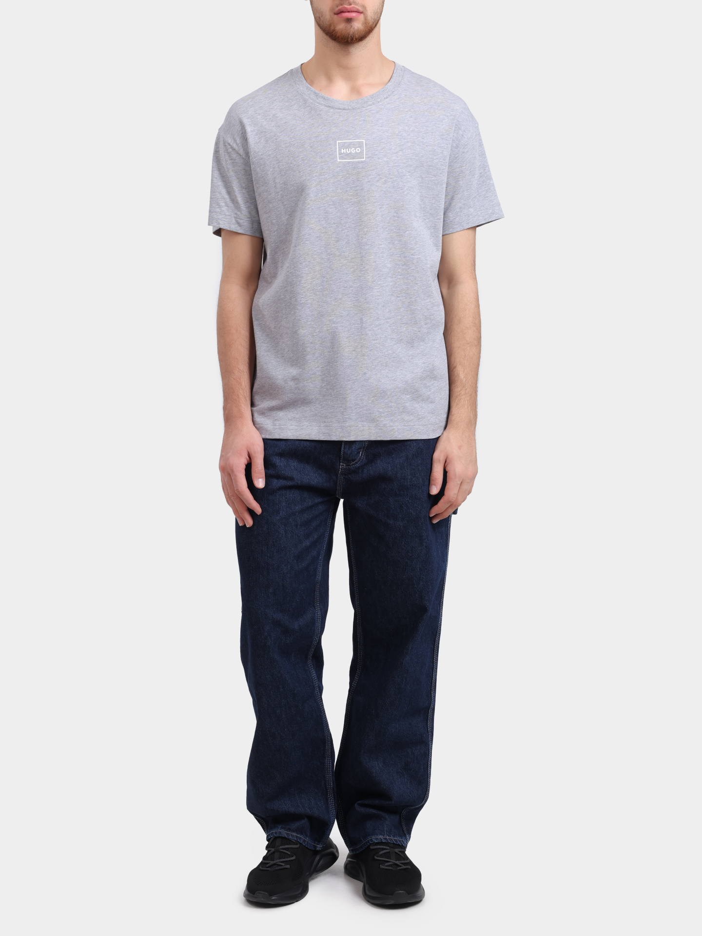Джинсы HUGO BLUE 10276905 01 50553473 403 темно-синие мужские хлопковые — купить в интернет-магазине Verdistore