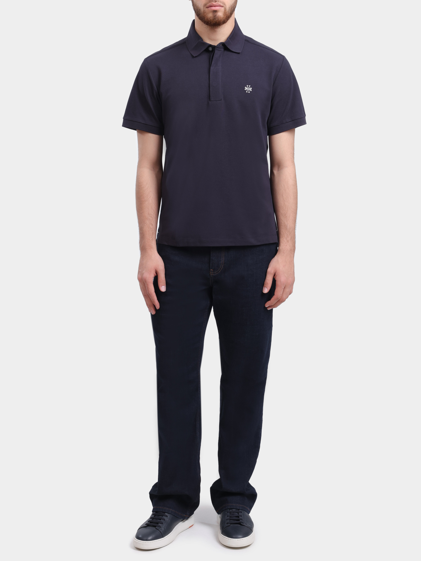 Поло Jacob Cohen JUM 80033 001 M4565 RW Y99 хлопковое мужское — купить в интернет-магазине Verdistore