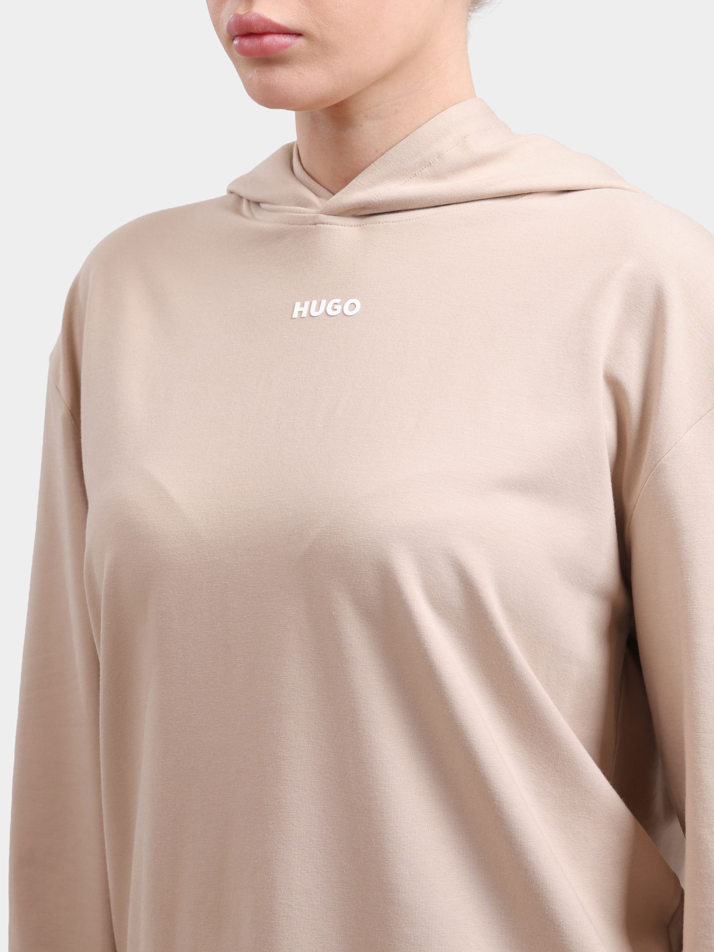 Худи Hugo 50490594 270 бежевое женское — купить в интернет-магазине Verdistore