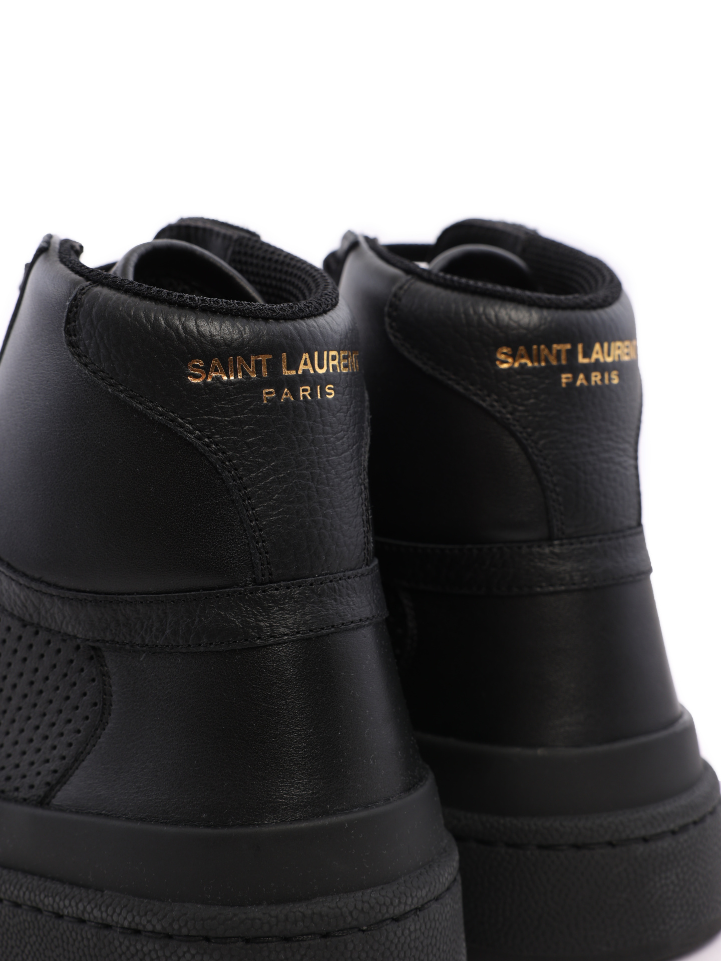 Кеды черные высокие с перфорацией  — купить в интернет-магазине Verdistore