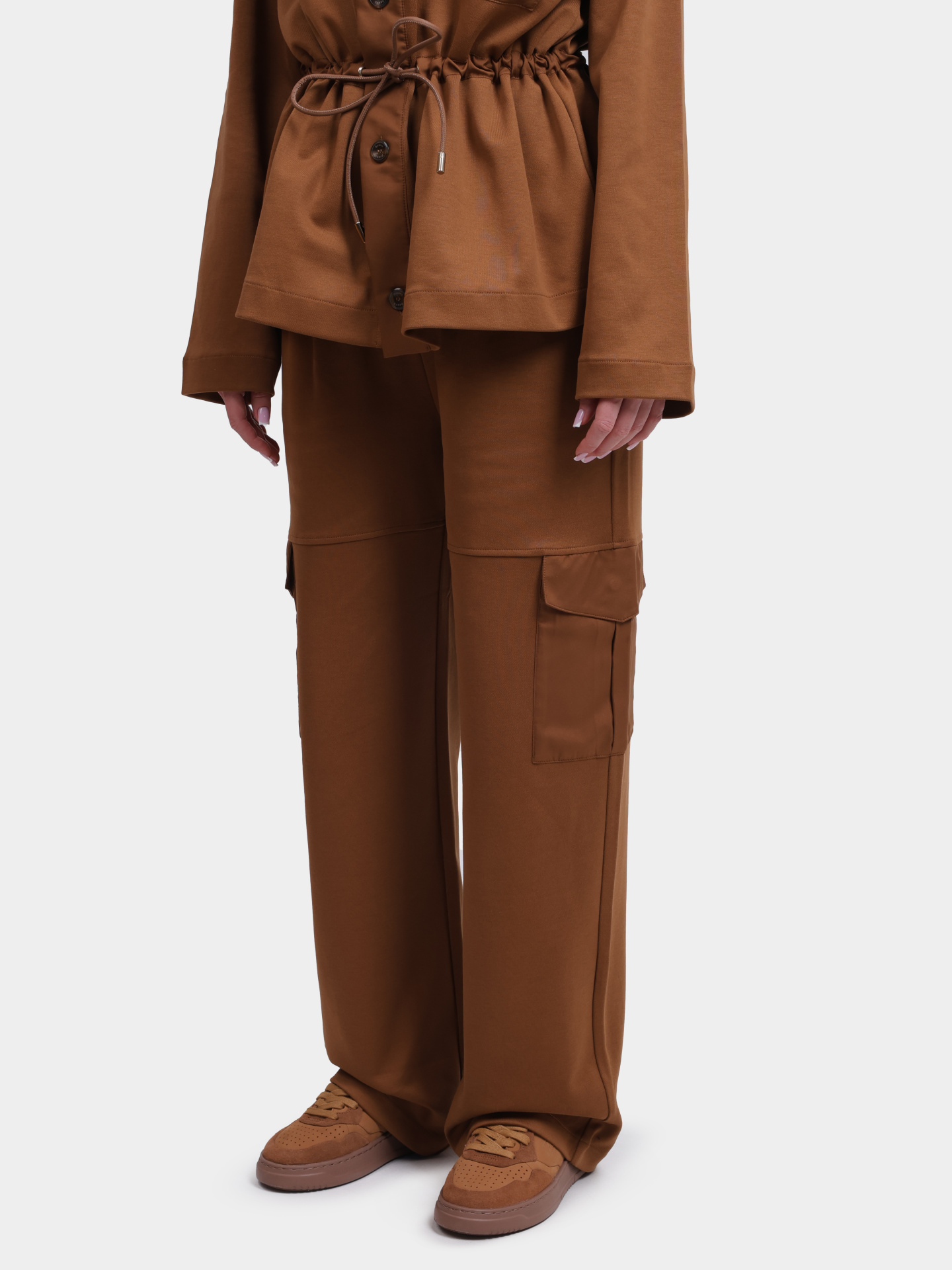 Брюки Herno PT000141D 52117 8030 женские свободного кроя — купить в интернет-магазине Verdistore