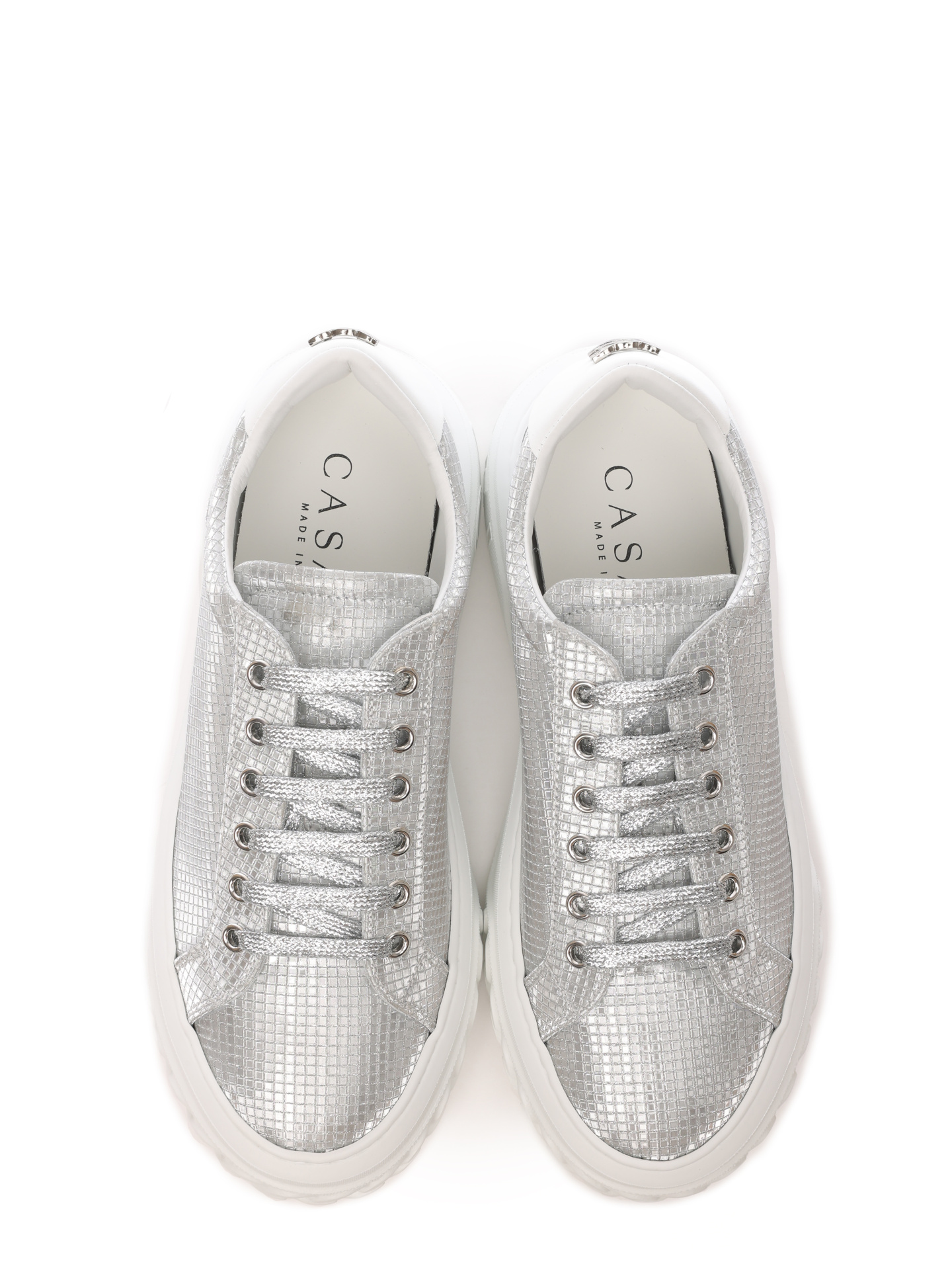 Кеды Casadei 2X001X0201C2350A005 серебристые женские — купить в интернет-магазине Verdistore