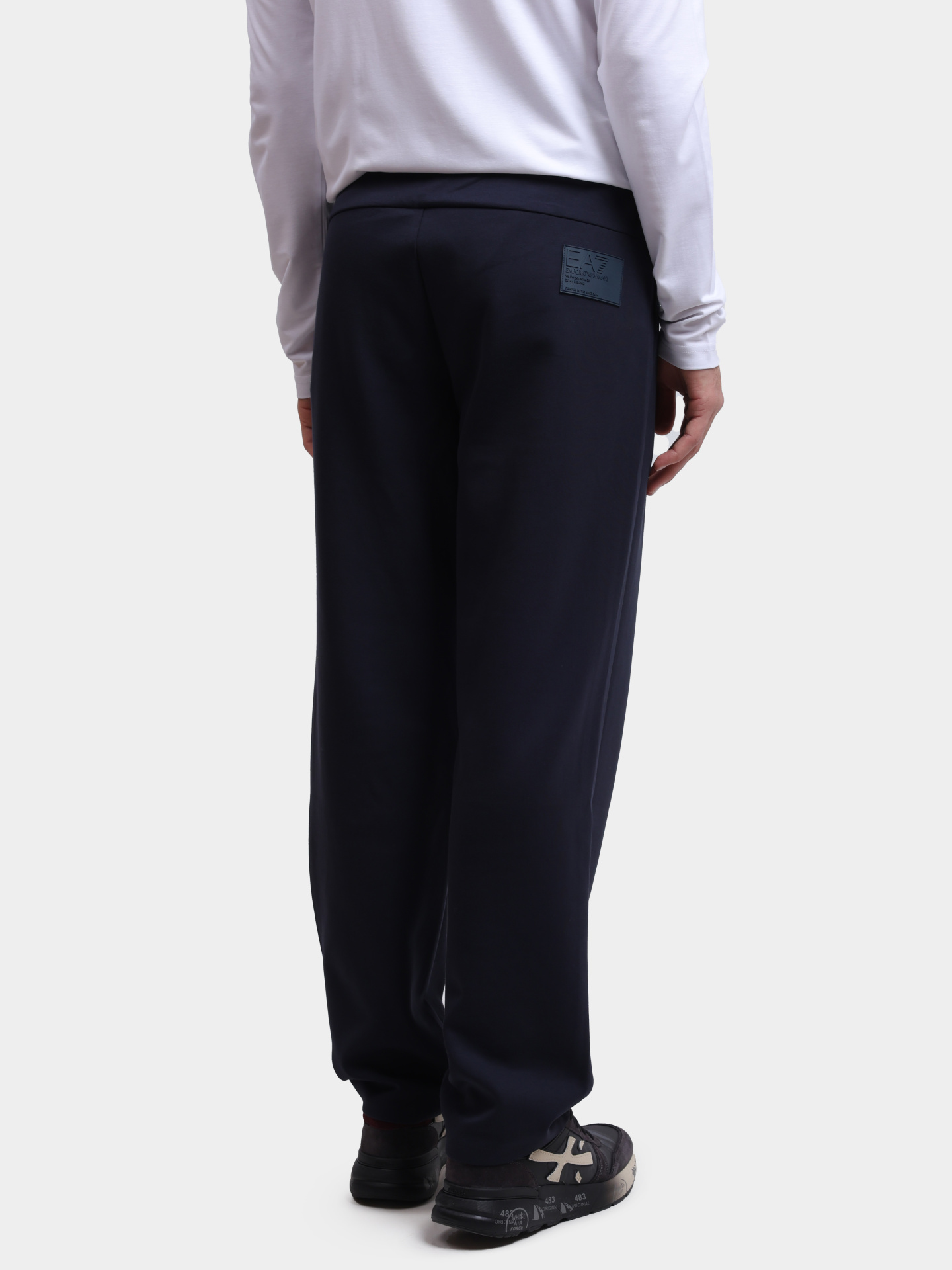 Брюки спортивные EA7 7X000133 AF13790 UB102 темно-синие мужские — купить в интернет-магазине Verdistore