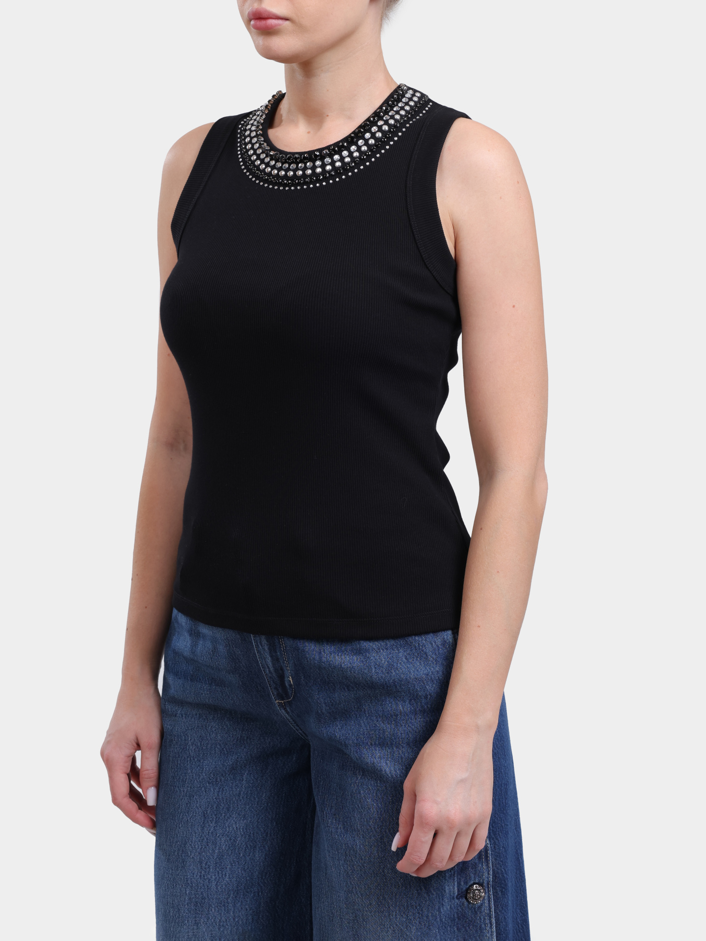 Топ Liu-Jo WA6490 J4822 P9368 черный женский — купить в интернет-магазине Verdistore