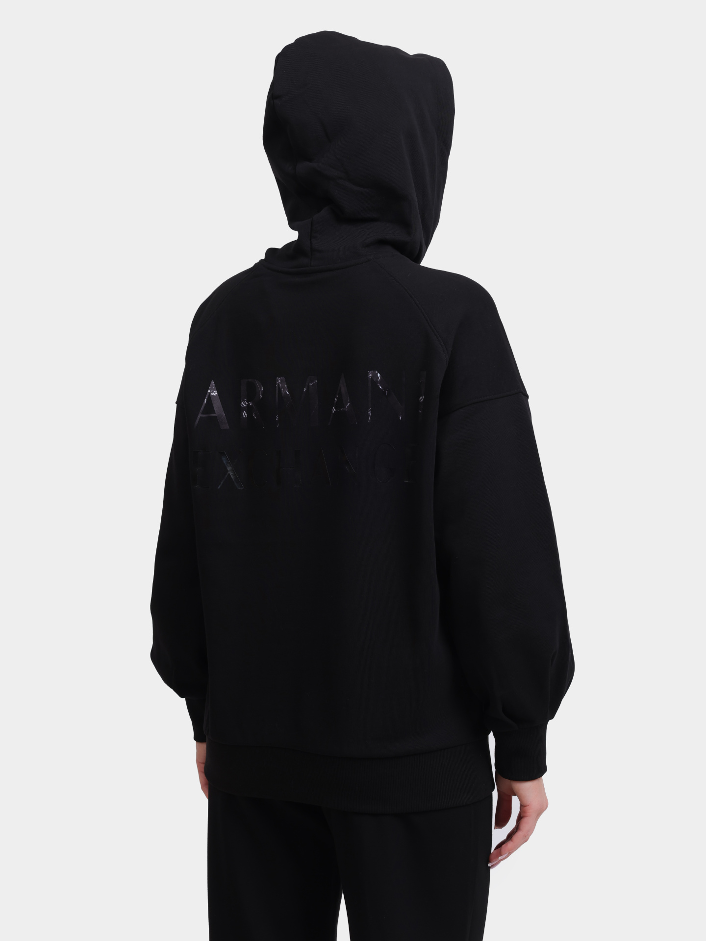 Худи Armani Exchange XW000748 AF16114 UC001 хлопковое женское — купить в интернет-магазине Verdistore