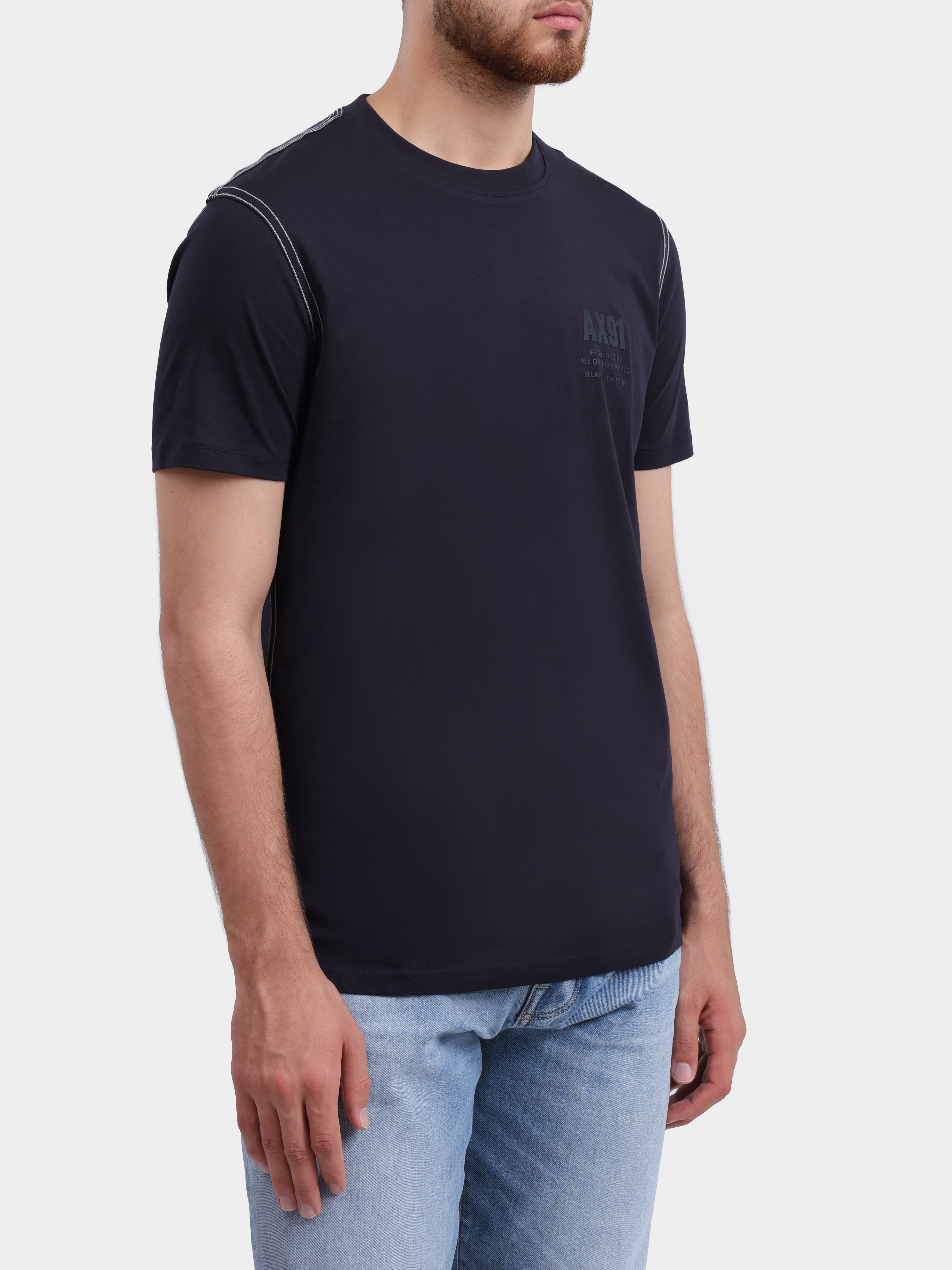 Футболка Armani Exchange XM002474 AF10358 UB101 хлопковая мужская — купить в интернет-магазине Verdistore