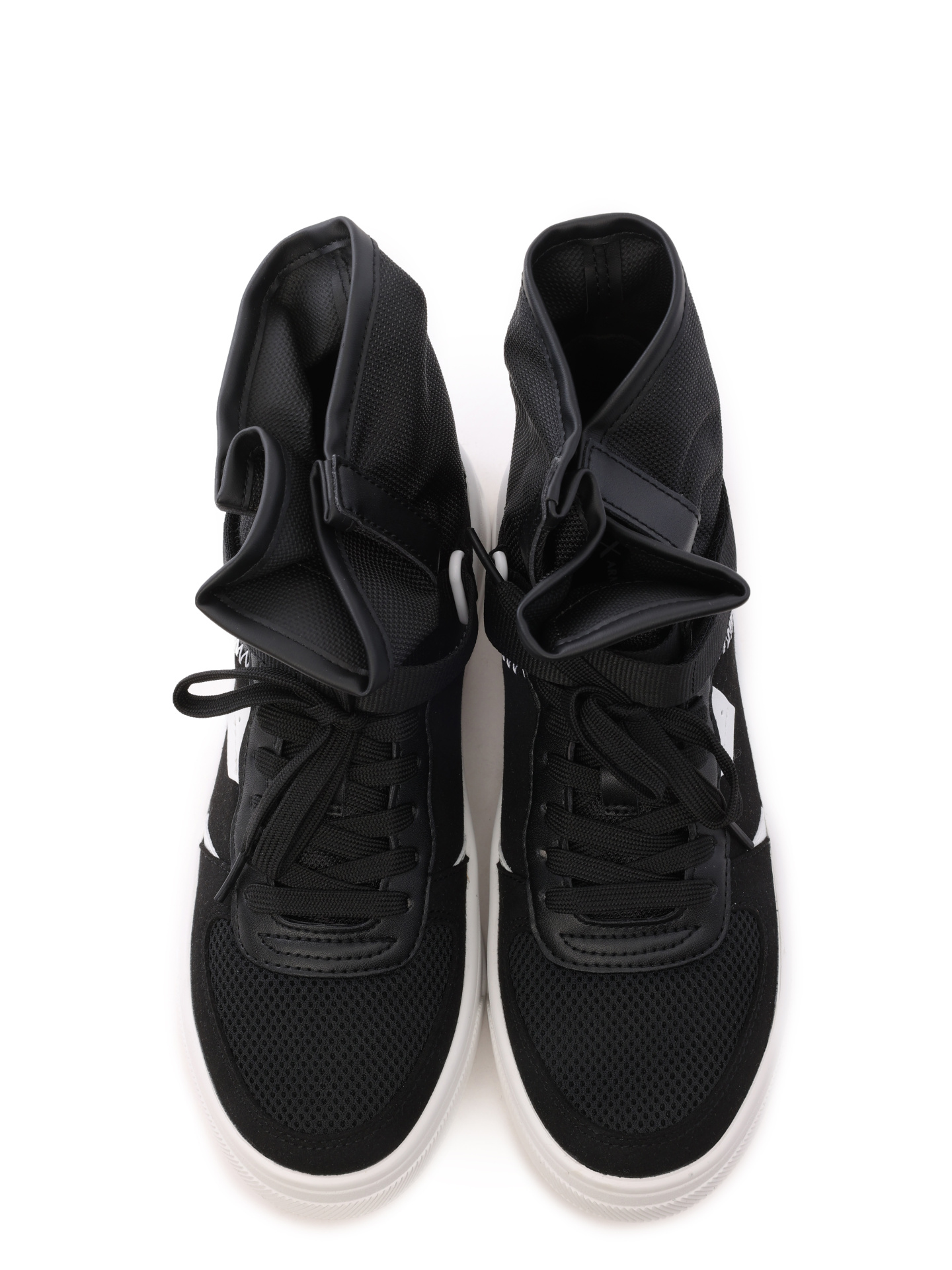 Кеды Armani Exchange XDZ031 XV729 S277 черные женские высокие — купить в интернет-магазине Verdistore