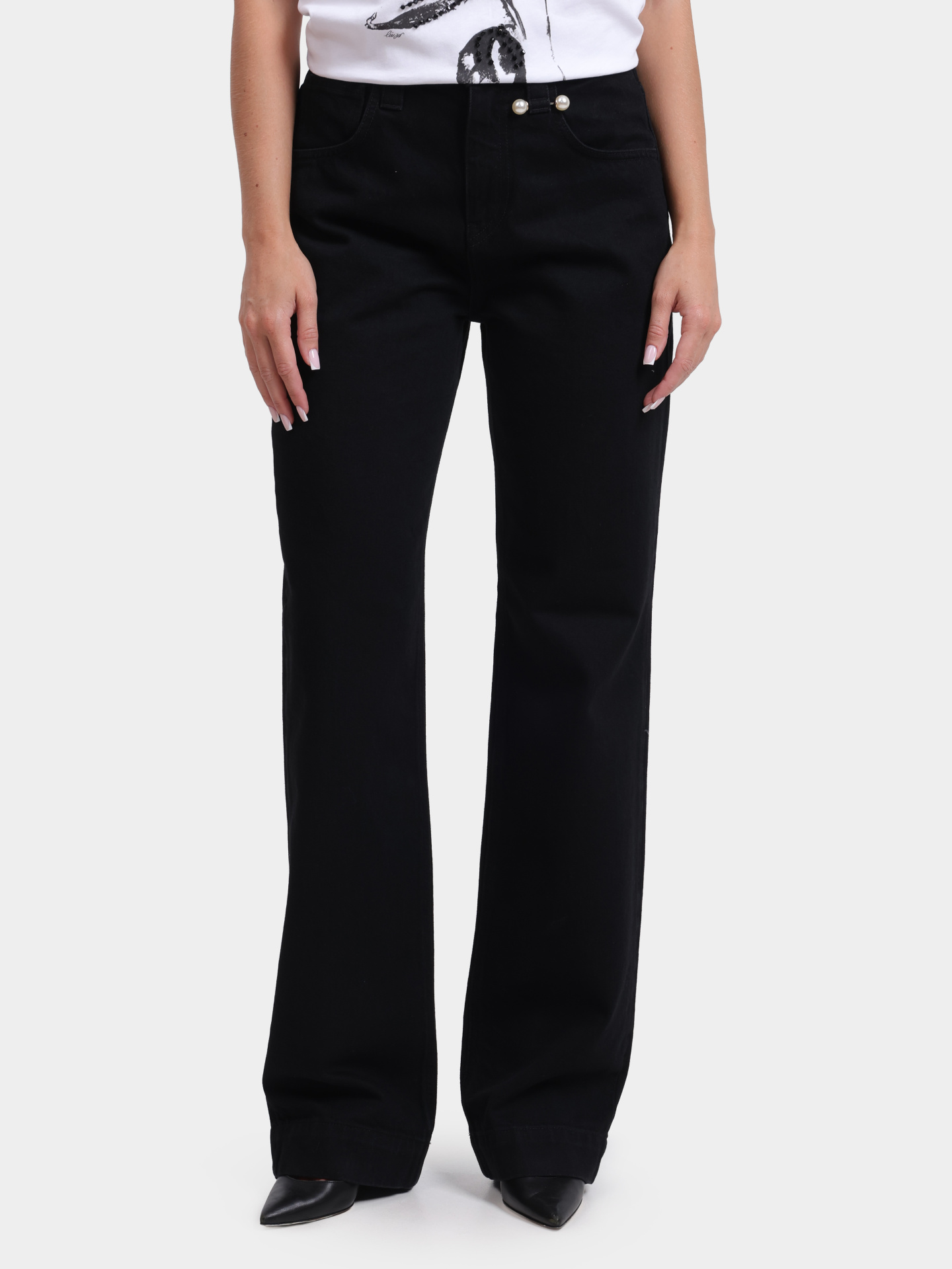 Джинсы Liu-Jo CF5110 D5028 87019 черные женские — купить в интернет-магазине Verdistore