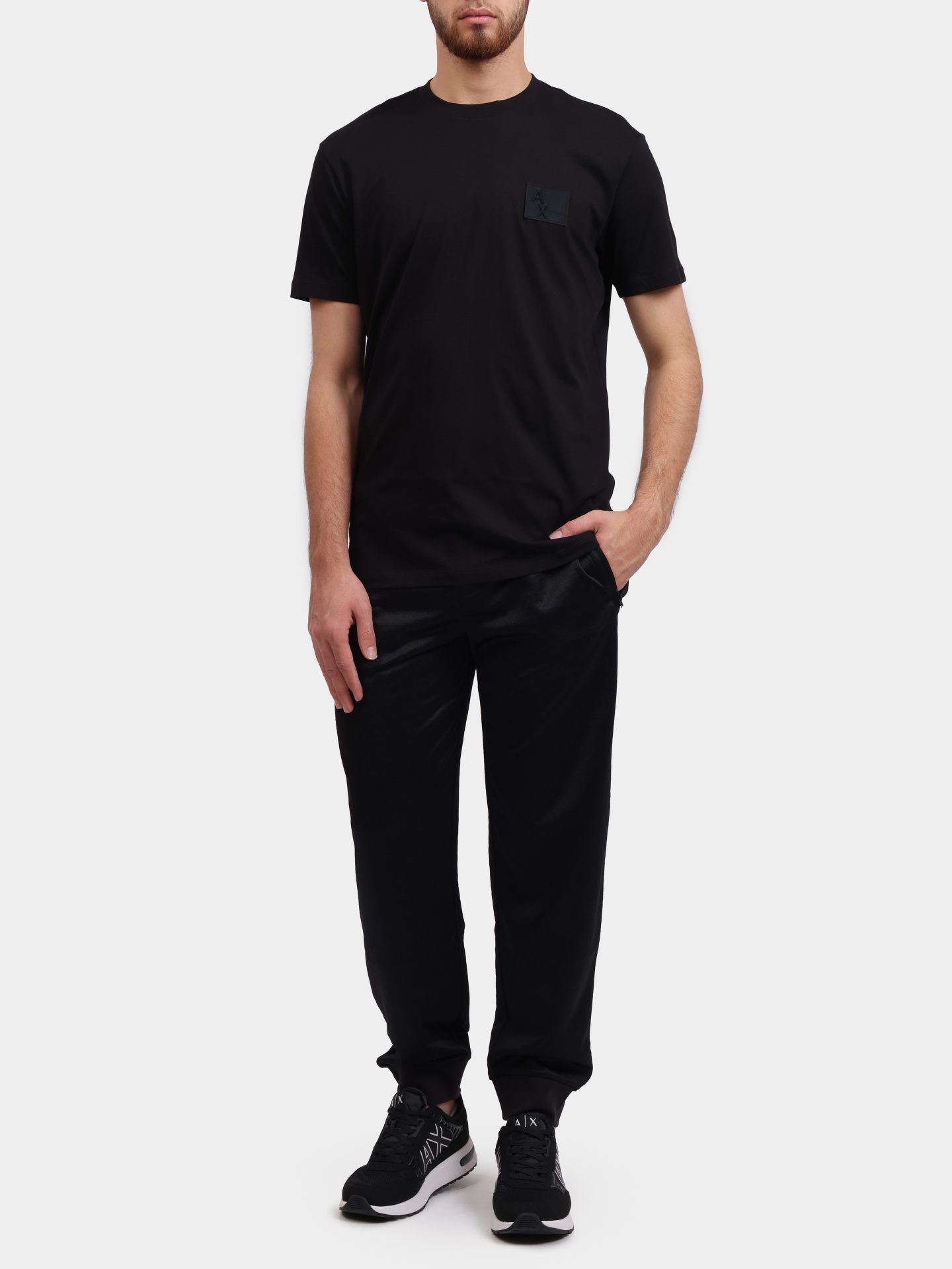 Джоггеры Armani Exchange XM001356 AF16259 FC022 хлопковые мужские — купить в интернет-магазине Verdistore