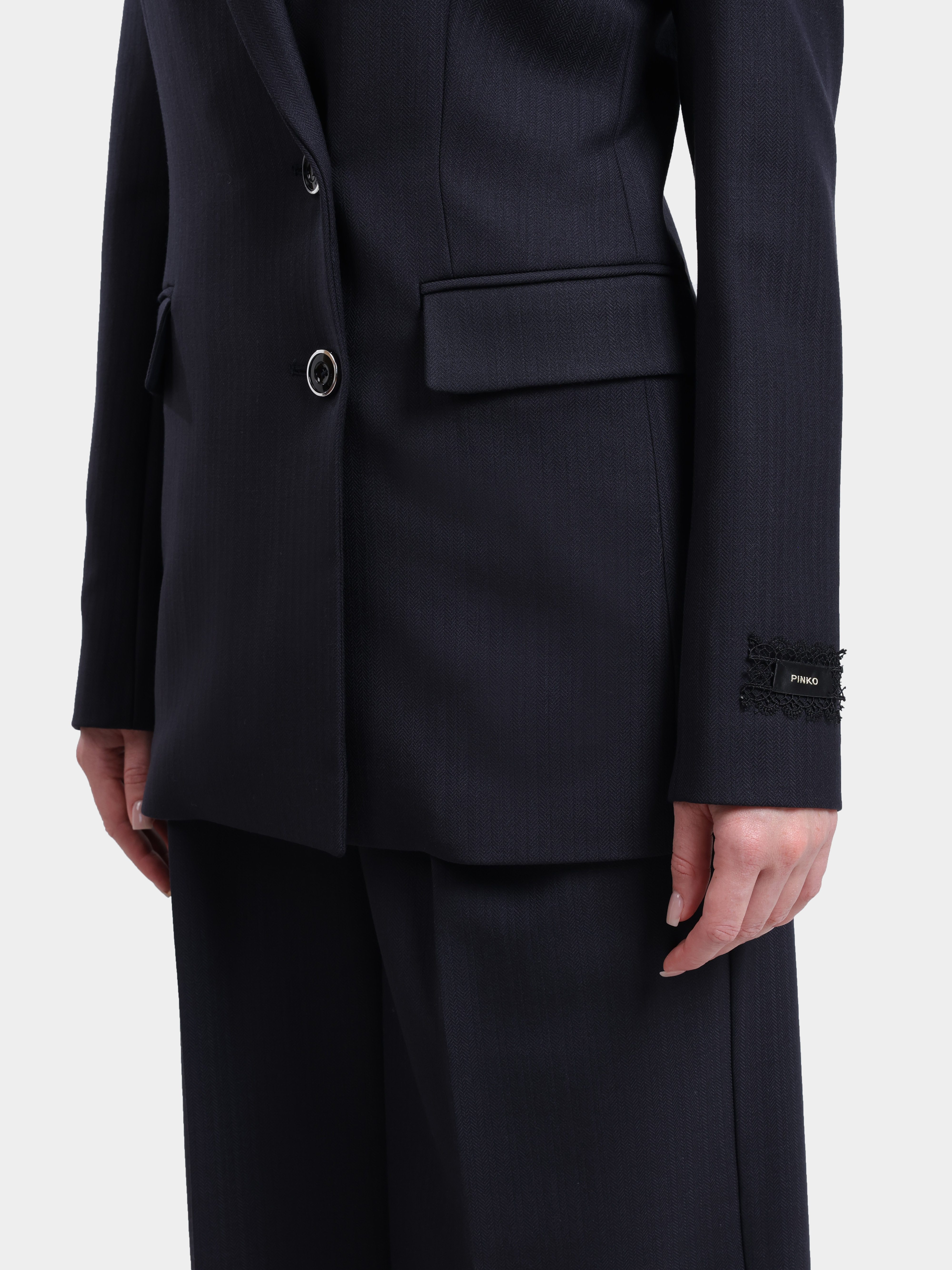 Жакет Pinko 107513 A3IF G03 темно-синий женский — купить в интернет-магазине Verdistore