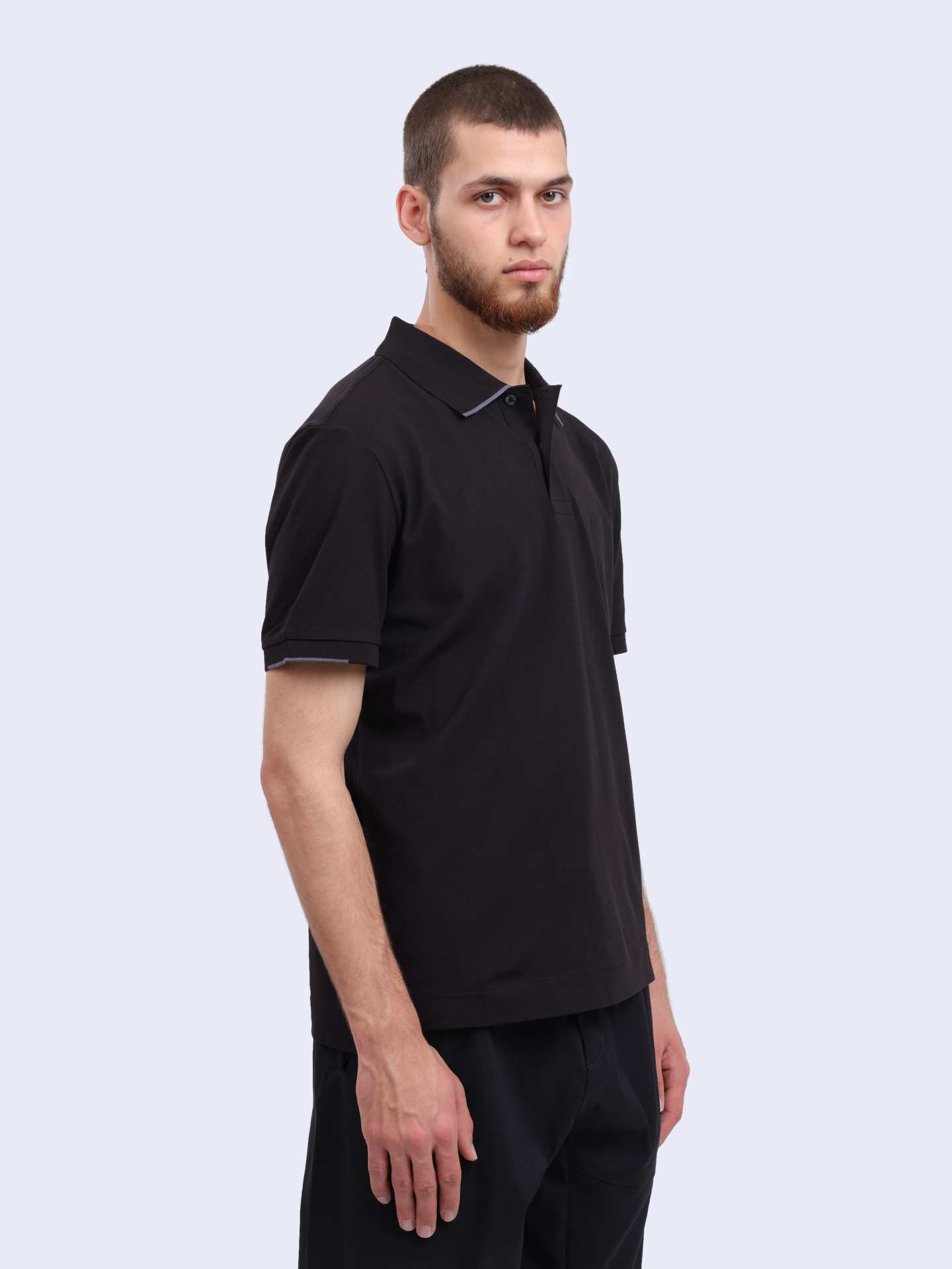 Поло C.P. Company 18CLPL001A005263W 999 черное мужское — купить в интернет-магазине Verdistore