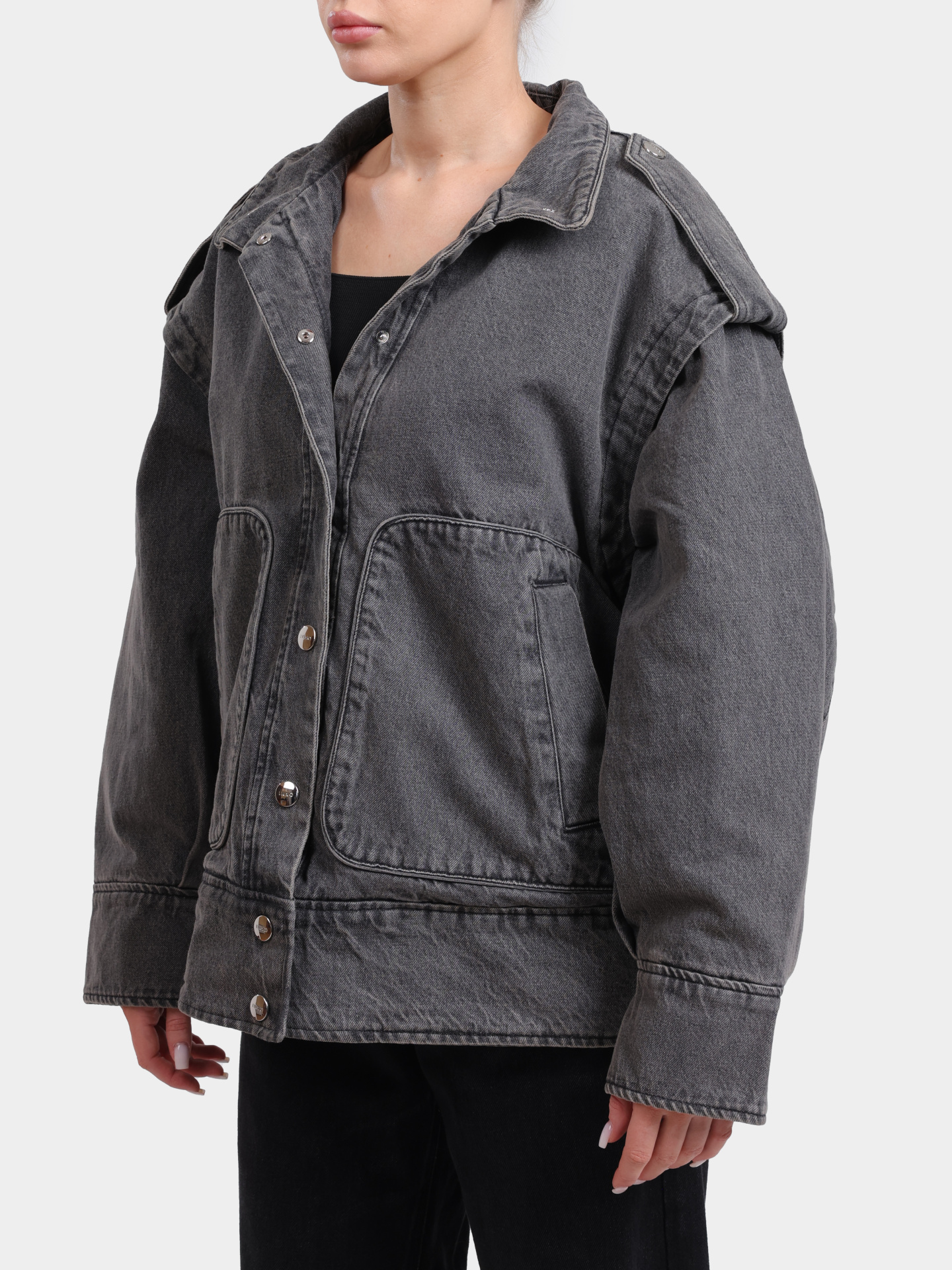 Куртка PA6011 D5050 01297 серая женская  — купить в интернет-магазине Verdistore