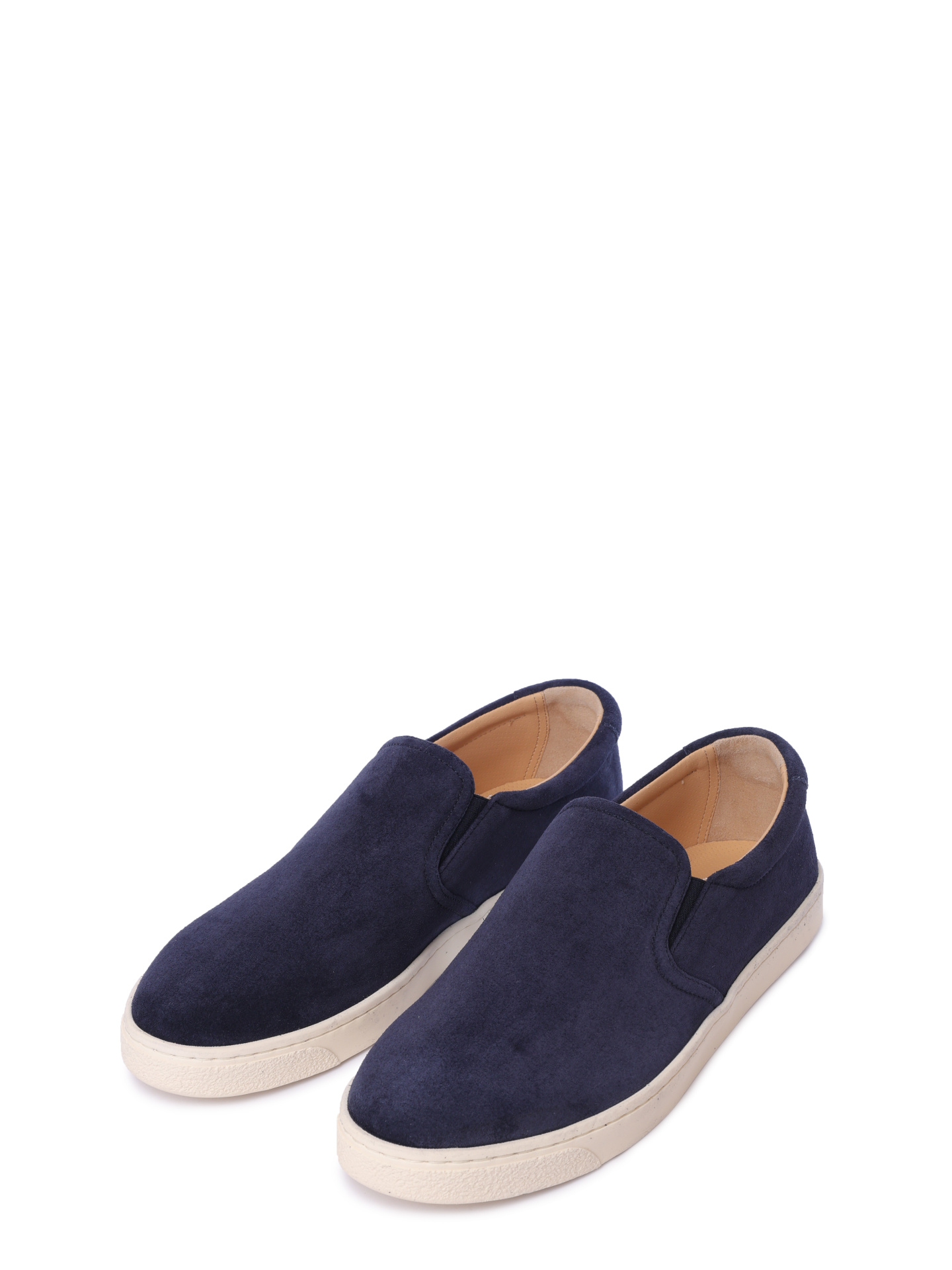 Слипоны Brunello Cucinelli MZUSILN332 C6757 замшевые мужские — купить в интернет-магазине Verdistore