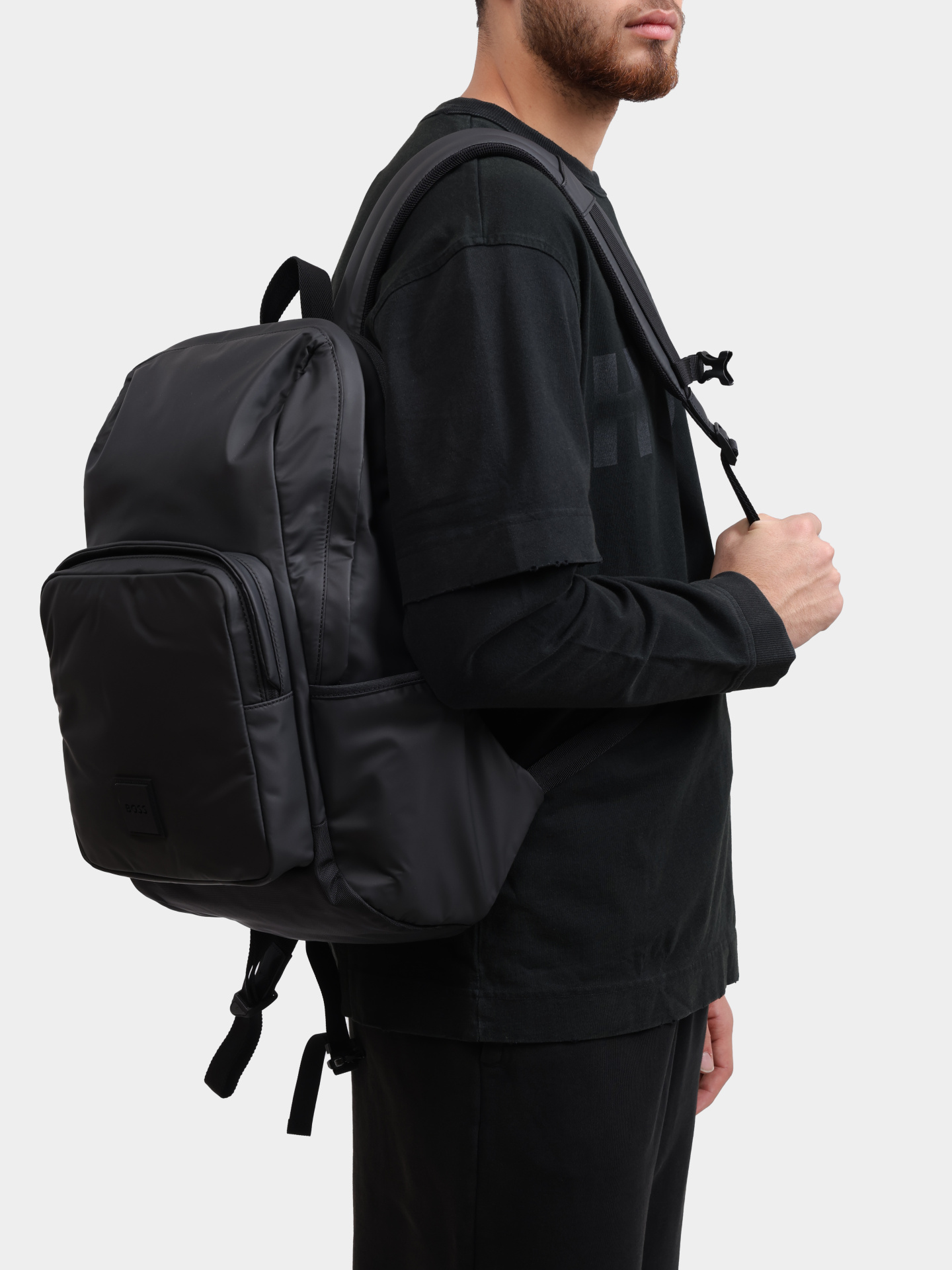 Рюкзак Boss 50548160 001 черный мужской  — купить в интернет-магазине Verdistore