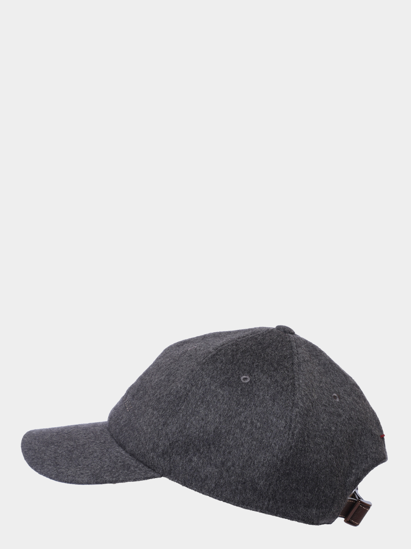 Бейсболка Brunello Cucinelli M038P9850 CGQ69 серая мужская из шерсти — купить в интернет-магазине Verdistore