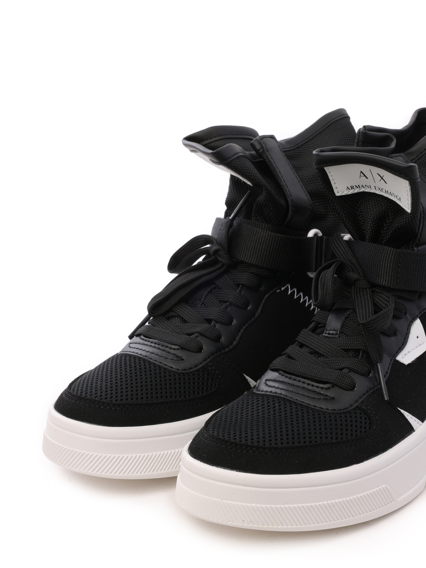 Кеды Armani Exchange XDZ031 XV729 S277 черные женские высокие — купить в интернет-магазине Verdistore