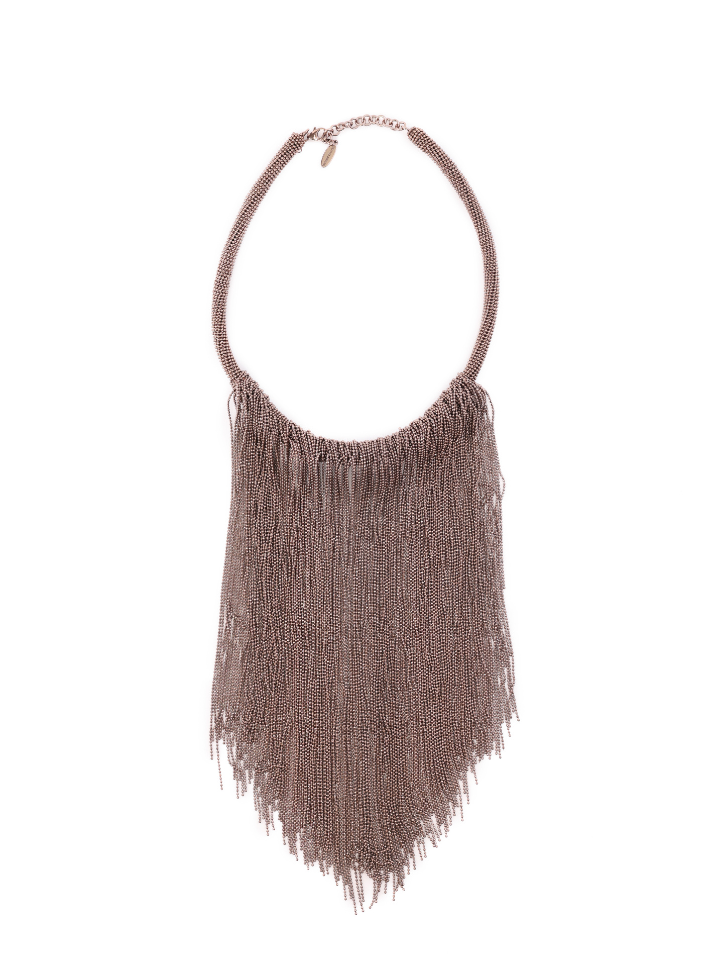 Ожерелье Brunello Cucinelli MCOW9G315 C170 коричневое женское — купить в интернет-магазине Verdistore