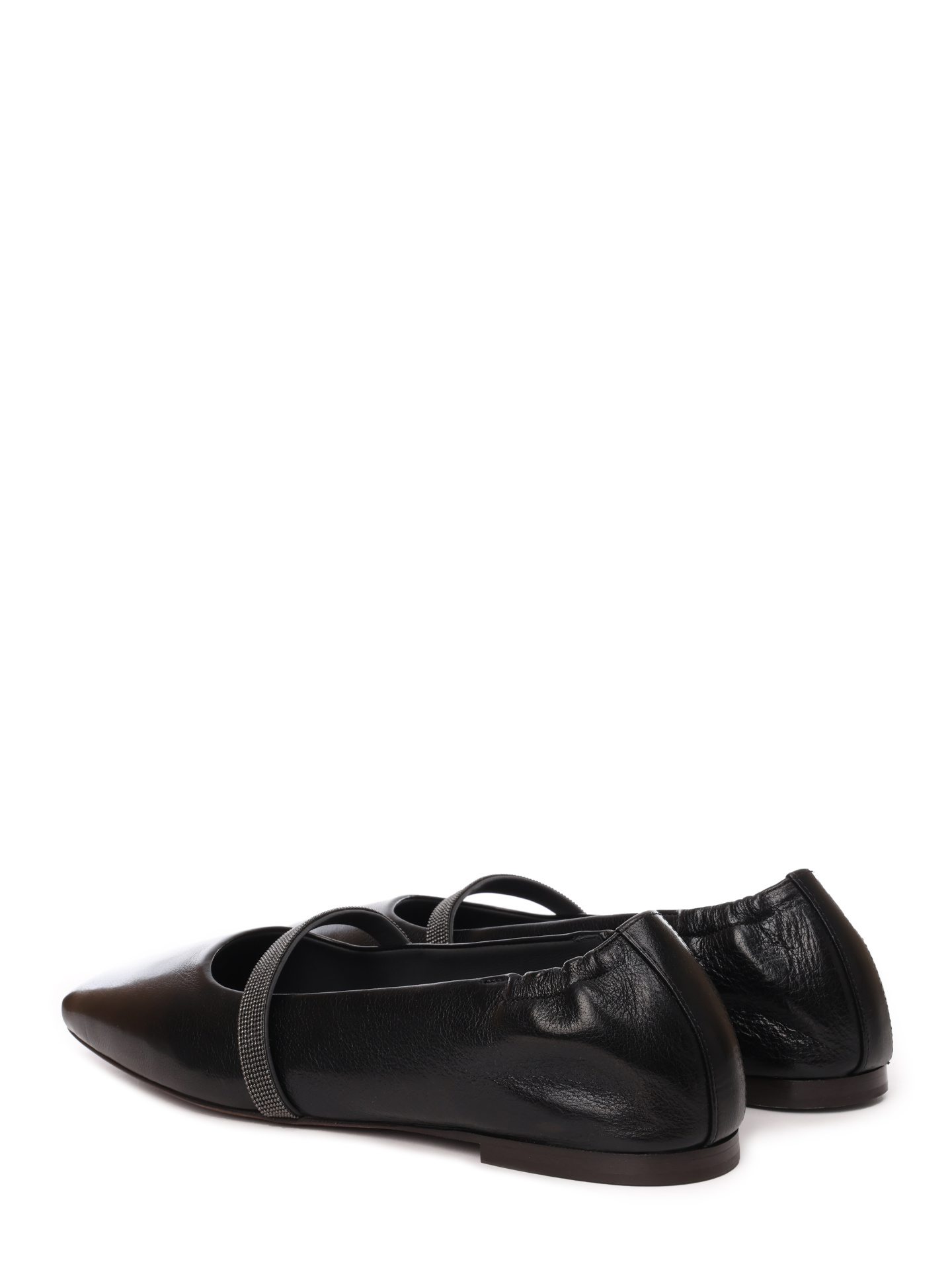 Балетки Brunello Cucinelli MZORC2807 кожаные женские — купить в интернет-магазине Verdistore