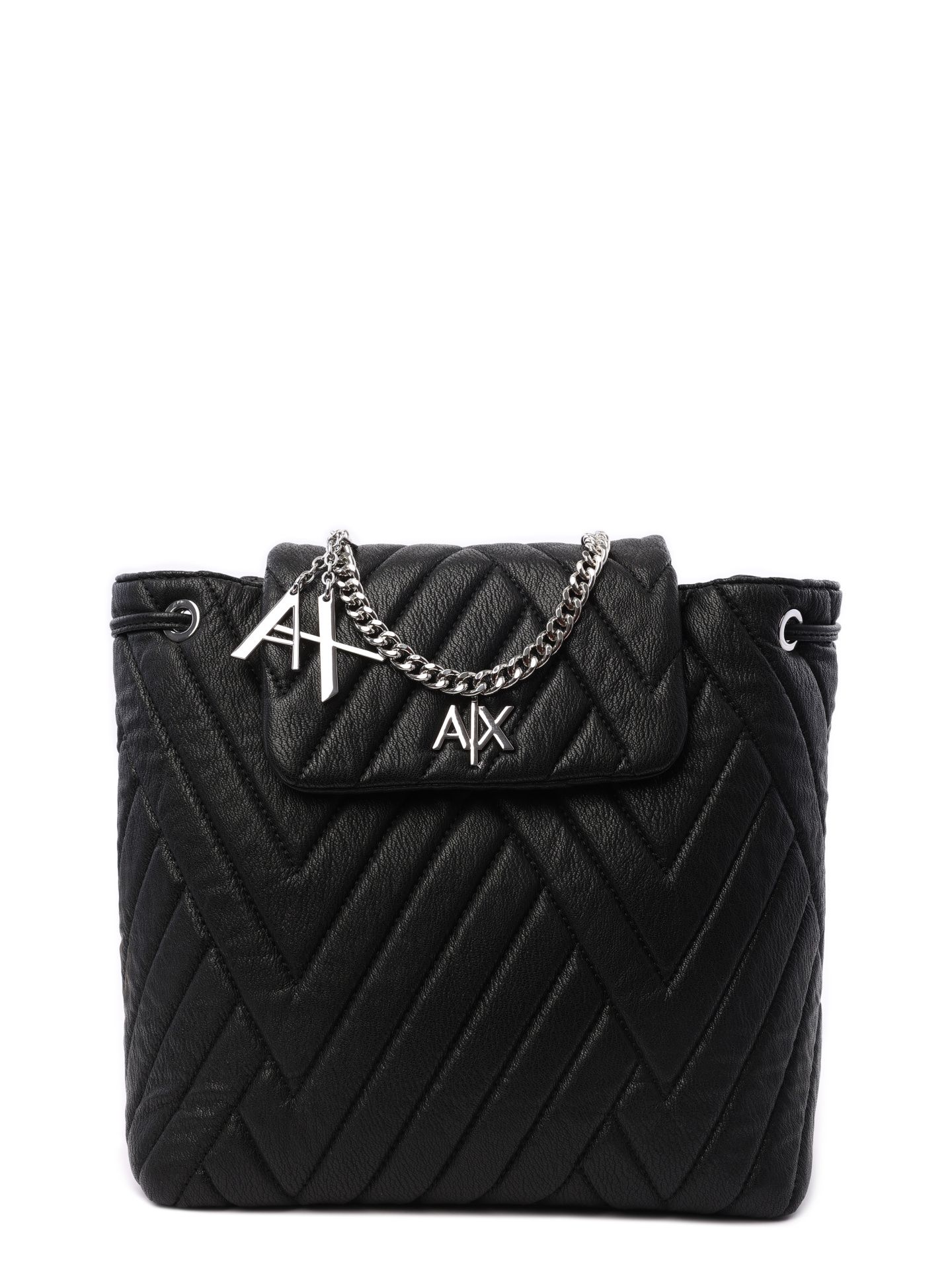 Рюкзак Armani Exchange 942934 2F745 00020 черный женский стеганый — купить в интернет-магазине Verdistore