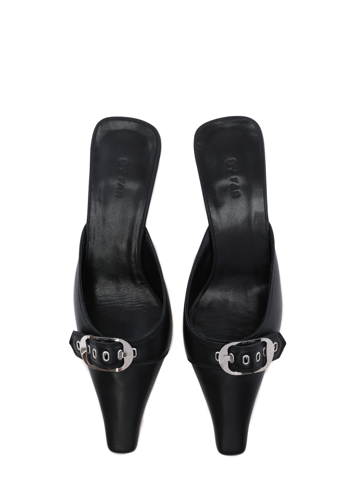 Мюли By Far 23CREVLMBLNAP кожаные женские — купить в интернет-магазине Verdistore