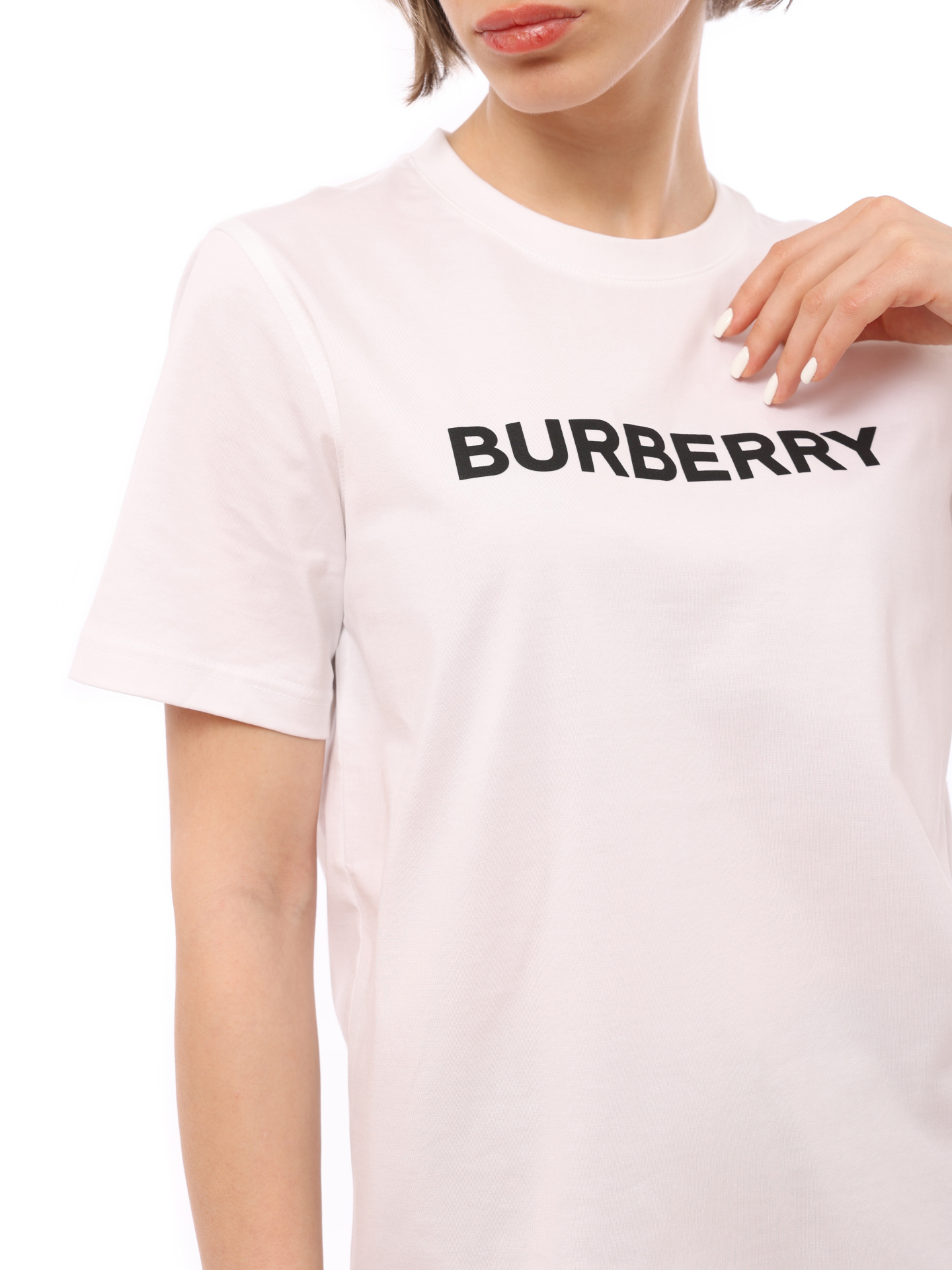 Футболка Burberry 8056724 A1464 хлопковая женская — купить в интернет-магазине Verdistore