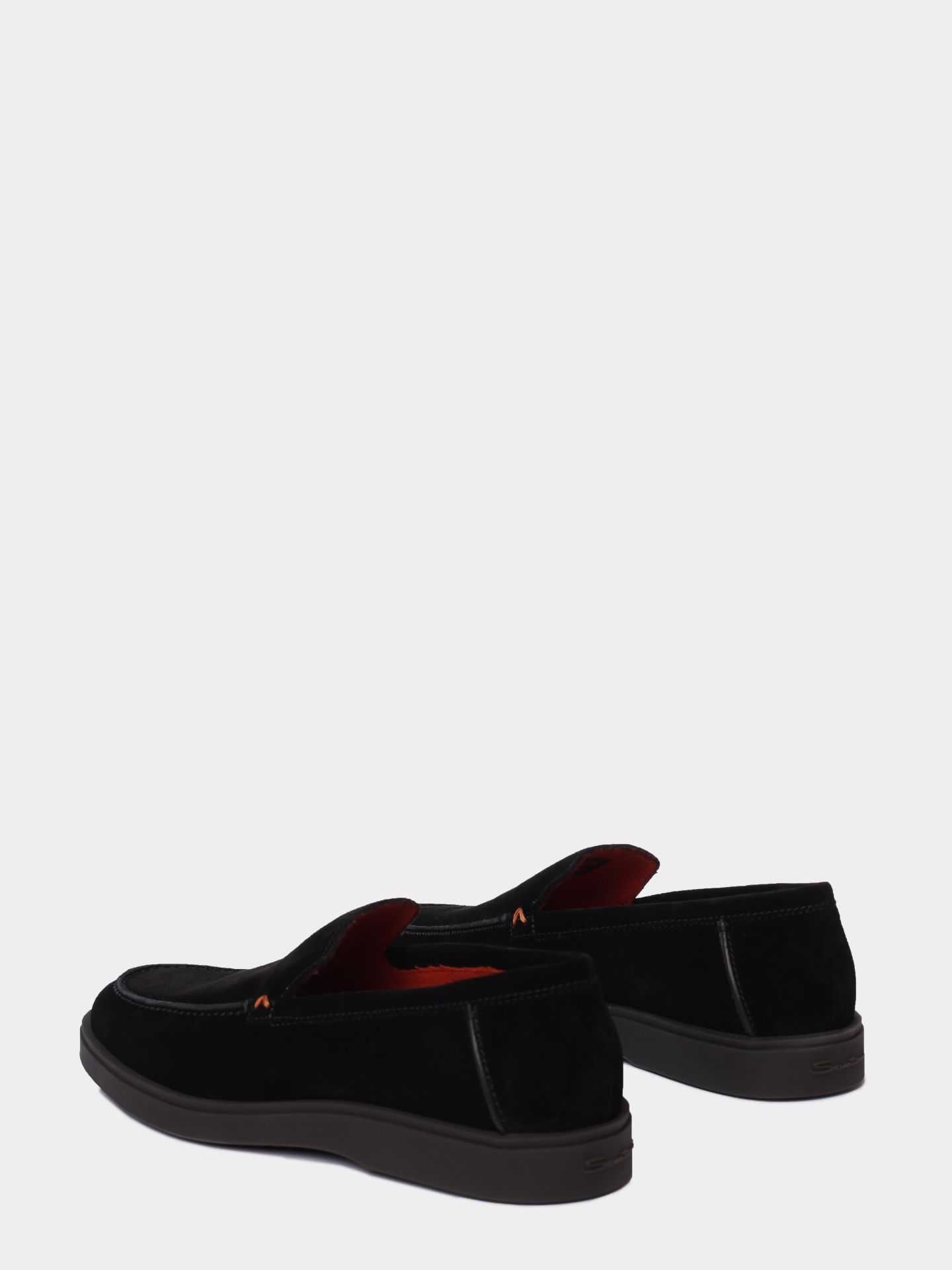 Лоферы Santoni MGDG17824SMOKSVUN01 замшевые мужские — купить в интернет-магазине Verdistore