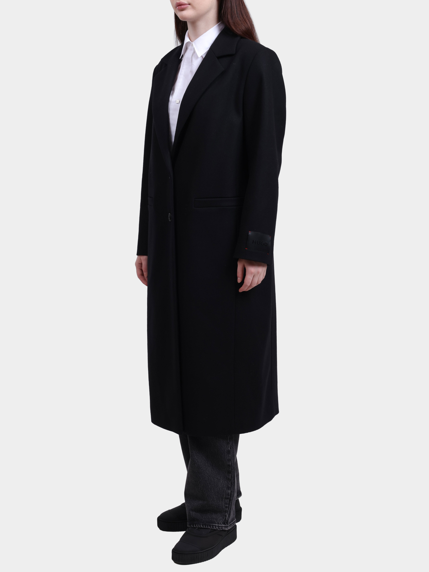 Пальто Hugo 50526199 001 шерстяное женское — купить в интернет-магазине Verdistore