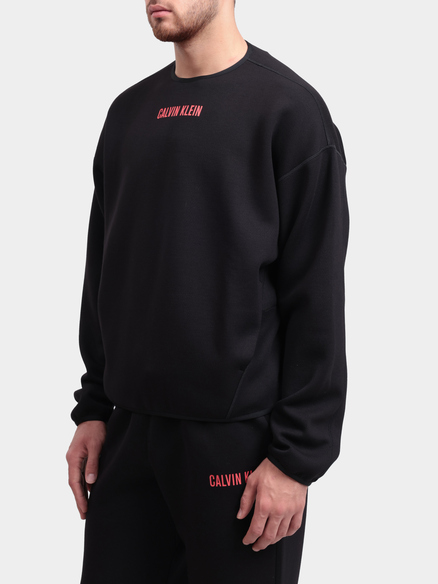Свитшот Calvin Klein LVGMF5W307 3IT черный мужской — купить в интернет-магазине Verdistore