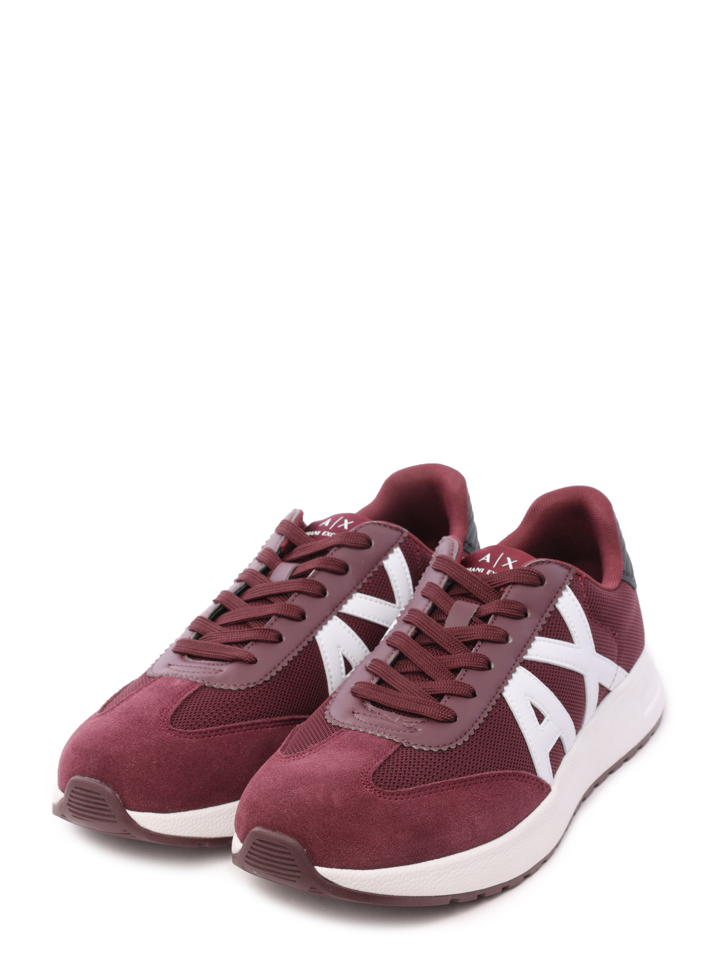 Кроссовки Armani Exchange XUX071 XV527 T044 комбинированные мужские с логотипом — купить в интернет-магазине Verdistore