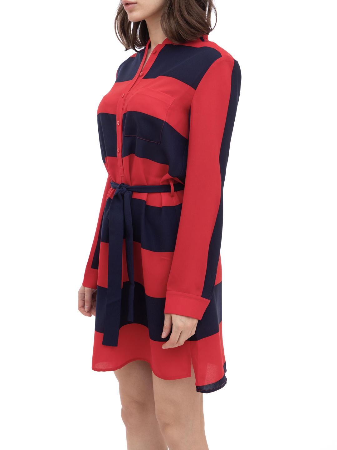 Платье Armani Exchange 3GYA53 6564 красное женское в полоску — купить в интернет-магазине Verdistore