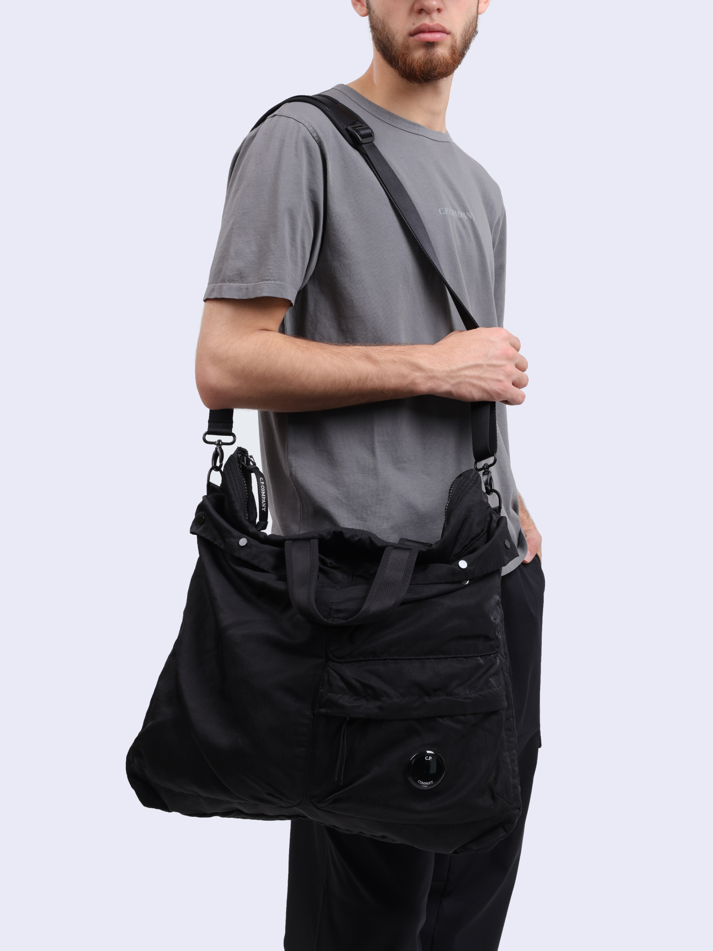 Сумка C.P. Company 18CMAC219A005969G 999 текстильная мужская — купить в интернет-магазине Verdistore