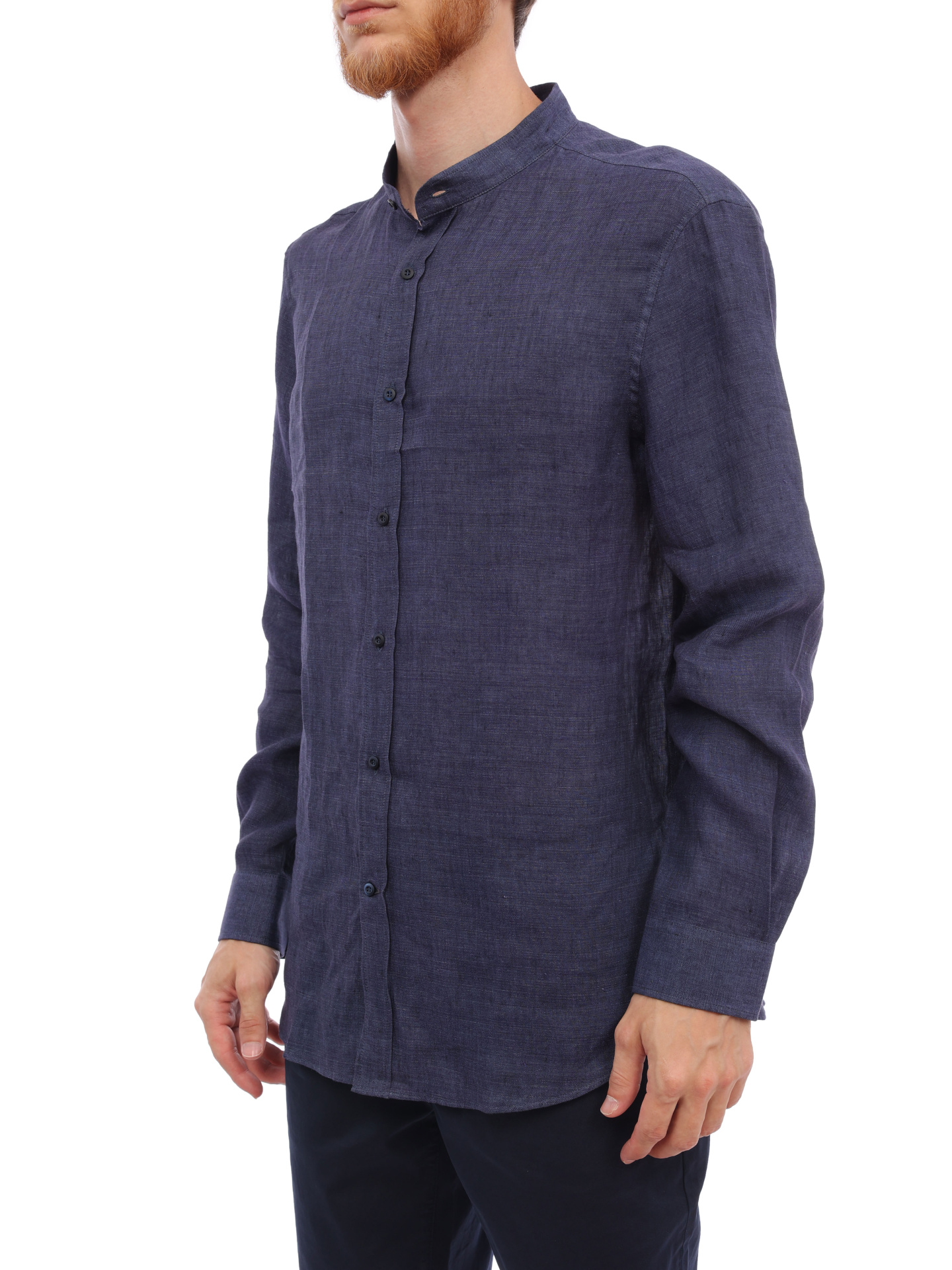 Рубашка Brunello Cucinelli MB6080636 C491 льняная мужская — купить в интернет-магазине Verdistore