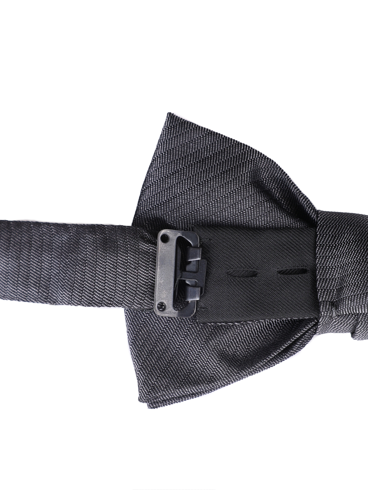 Галстук-бабочка серого цвета из мягкого шелка — купить в интернет-магазине Verdistore