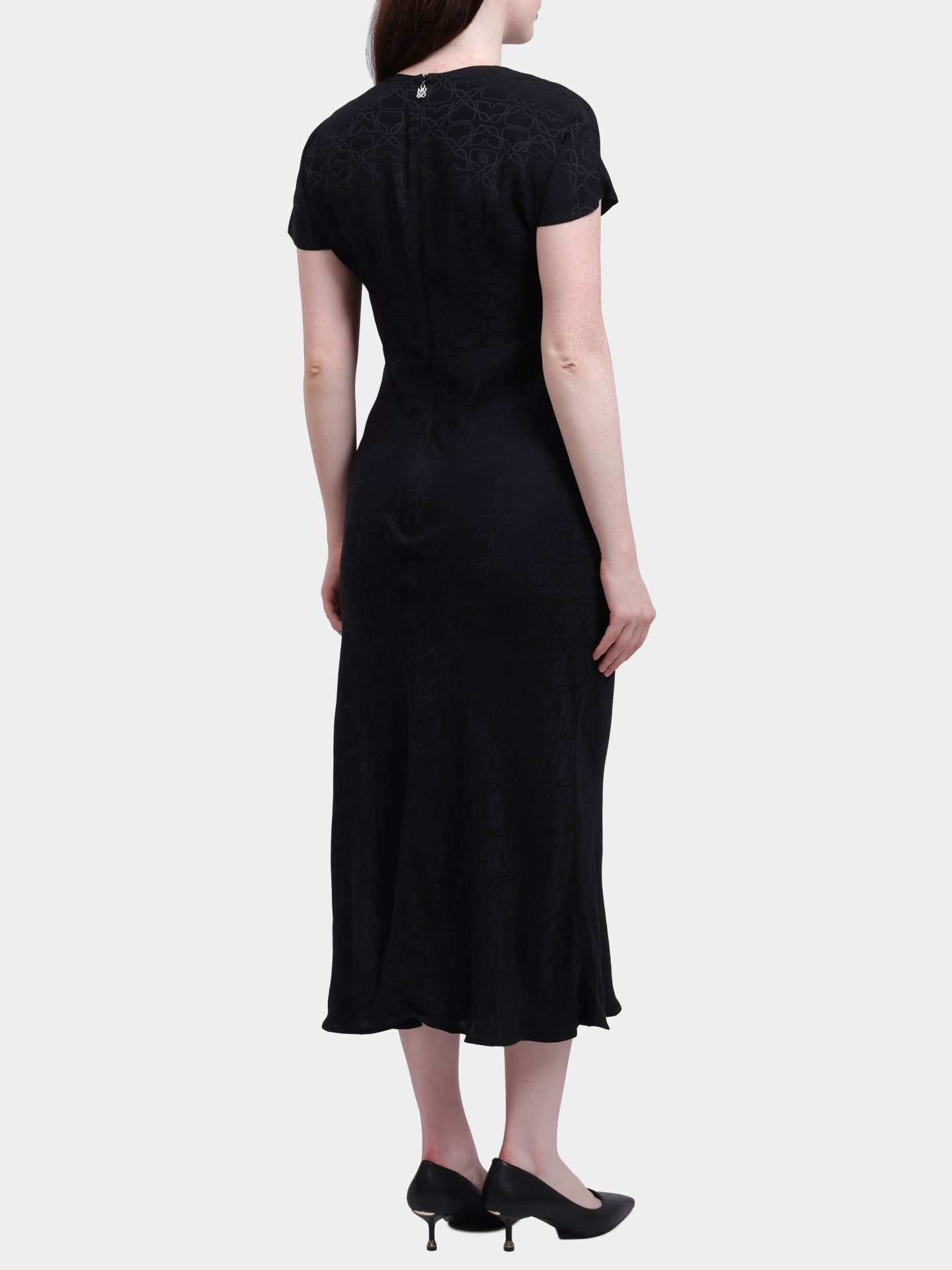 Платье Hugo 50542304 968 черное женское — купить в интернет-магазине Verdistore