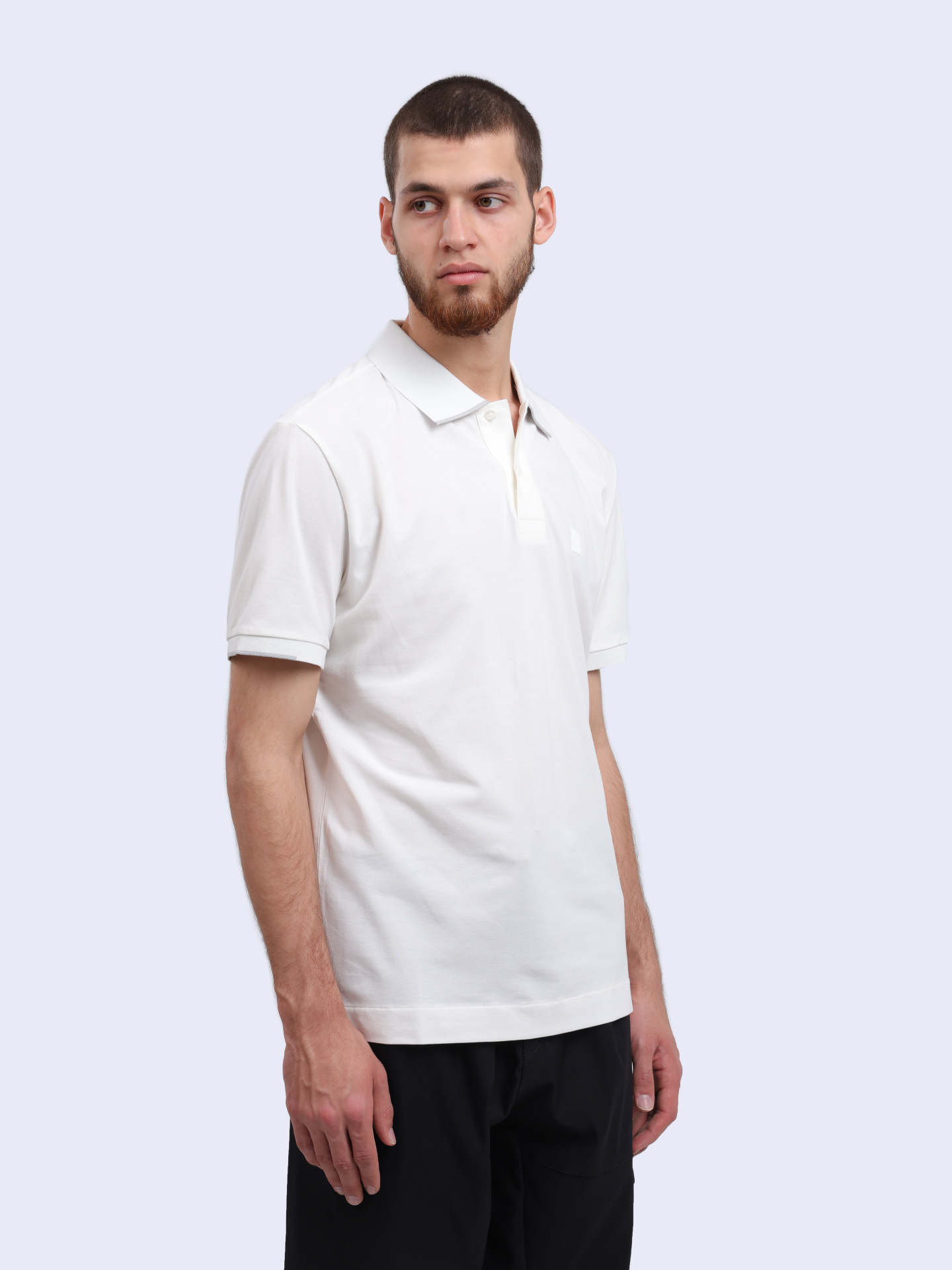 Поло C.P. Company 18CLPL001A005263W 103 белое мужское — купить в интернет-магазине Verdistore