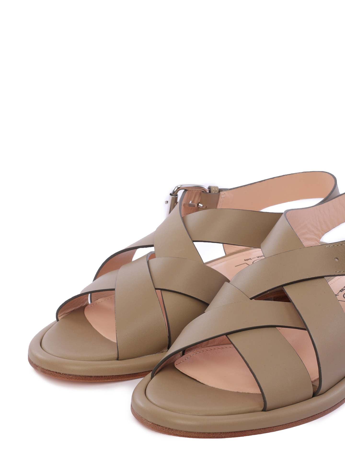 Сандалии AGL D629011PDWALDI 0411 хаки женские плетеные — купить в интернет-магазине Verdistore