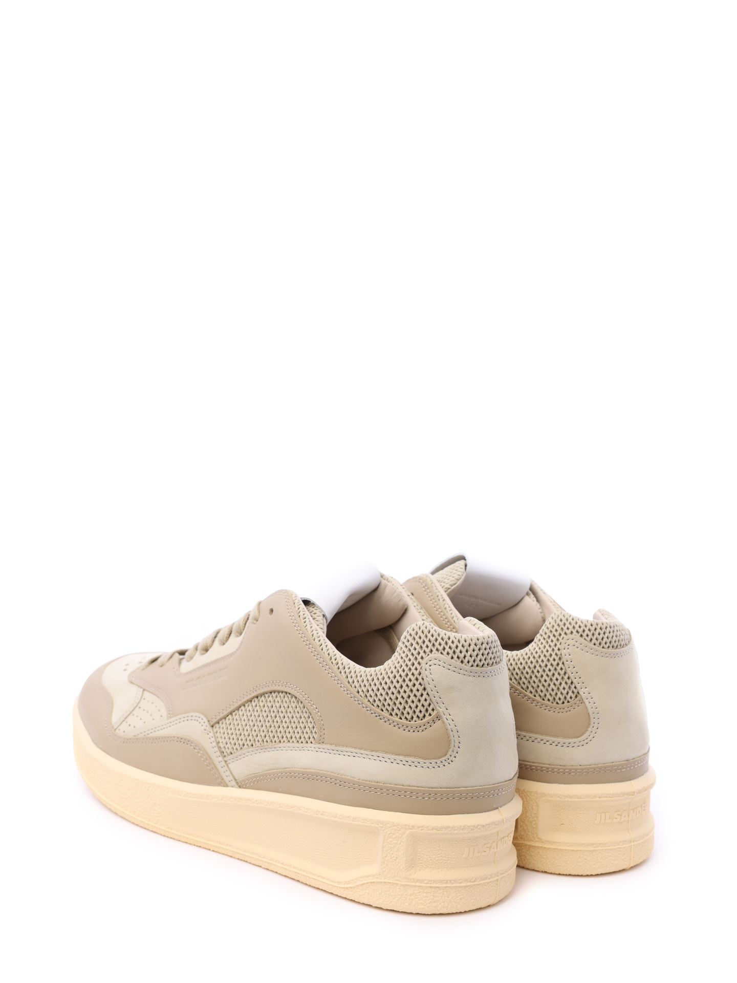 Кеды на шнурках бежевые с перфорацией  — купить в интернет-магазине Verdistore