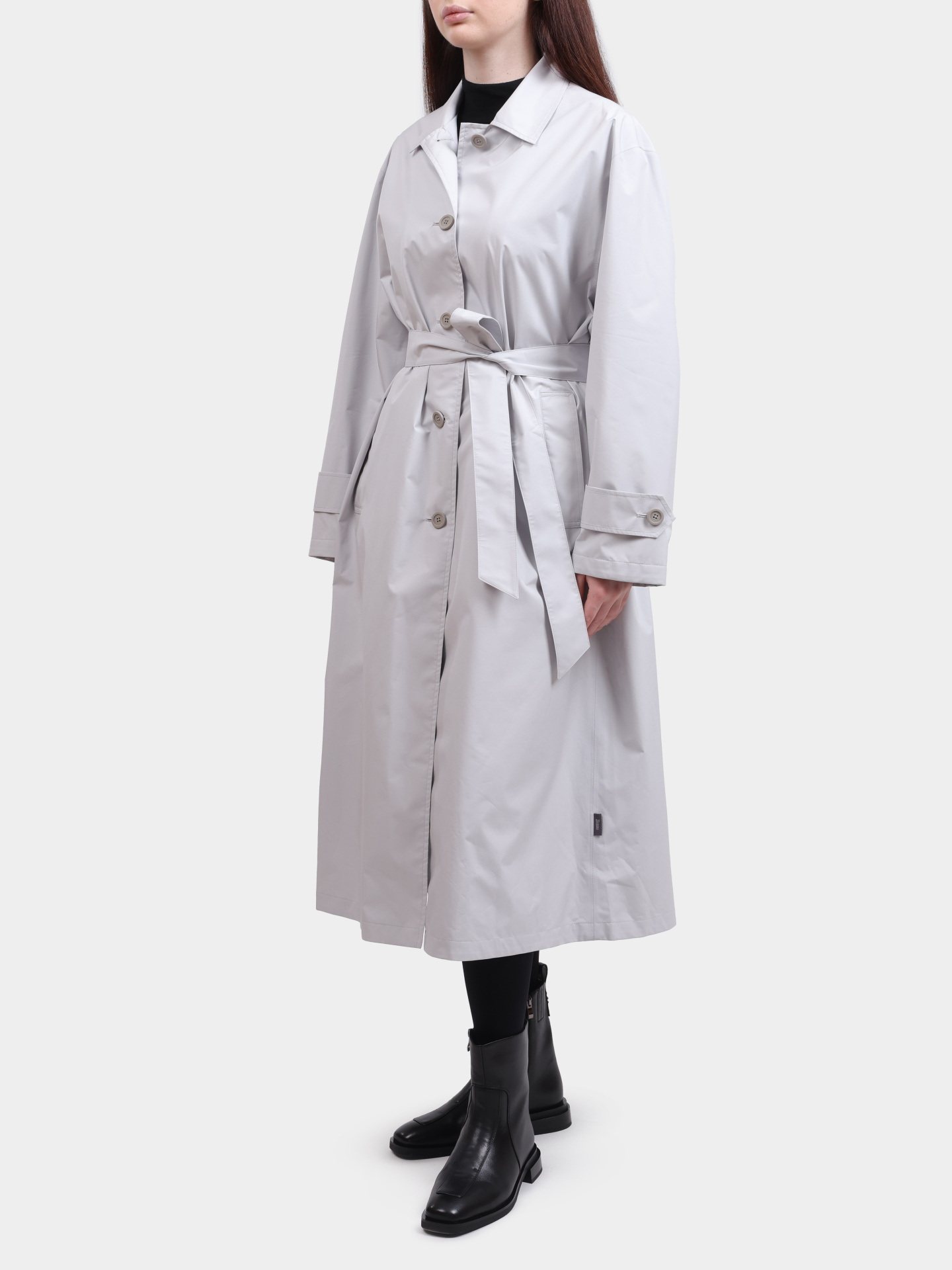 Тренч Herno IM000174D 11124 1250 светло-серый женский — купить в интернет-магазине Verdistore