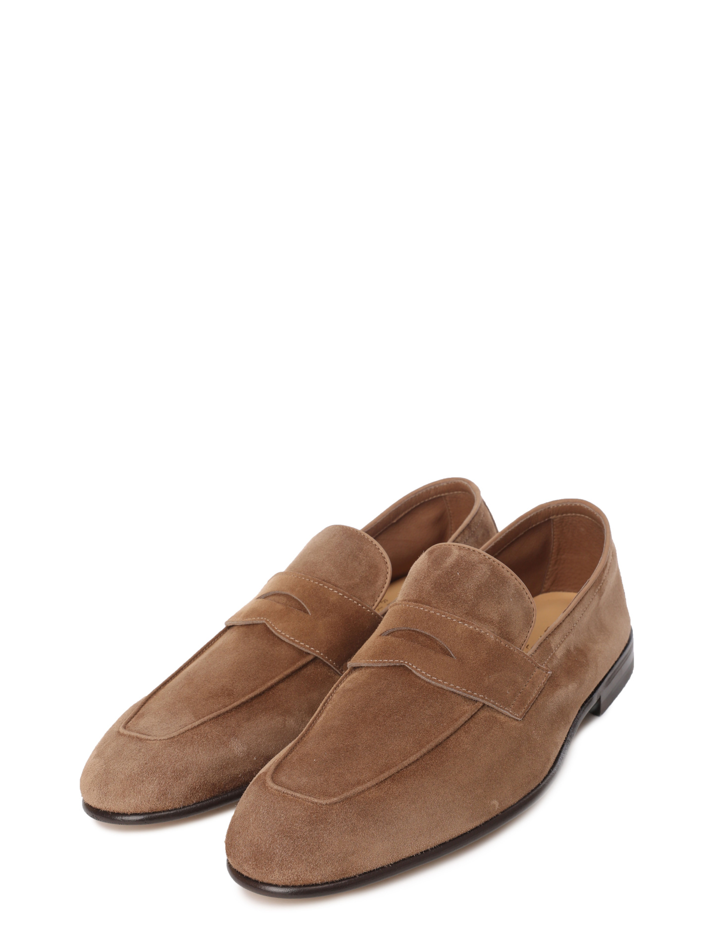 Лоферы Brunello Cucinelli MZUCAB2248 C8865 песочные мужские из замши — купить в интернет-магазине Verdistore