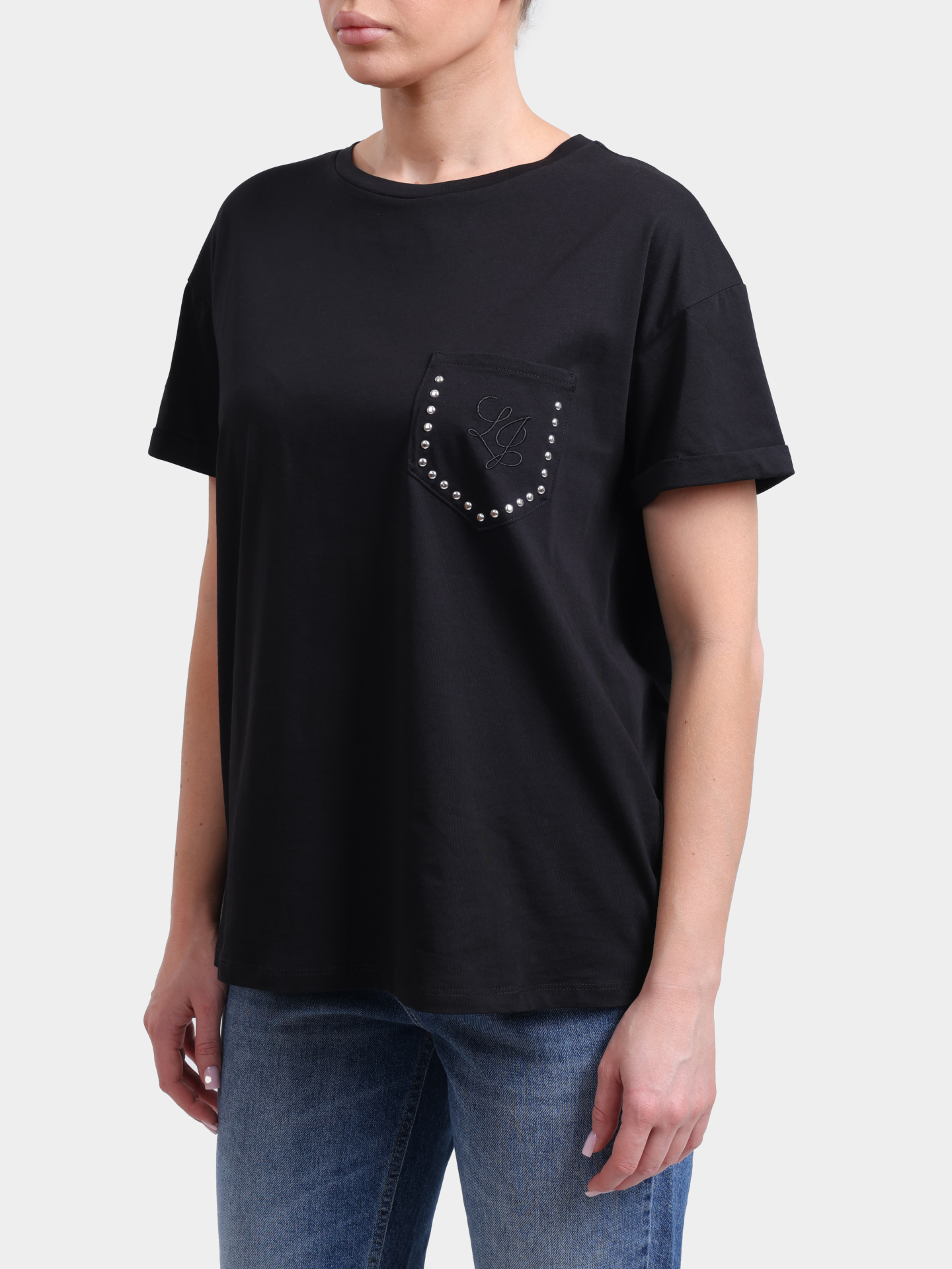 Футболка Liu-Jo WA6372 JS923 P9443 хлопковая женская — купить в интернет-магазине Verdistore