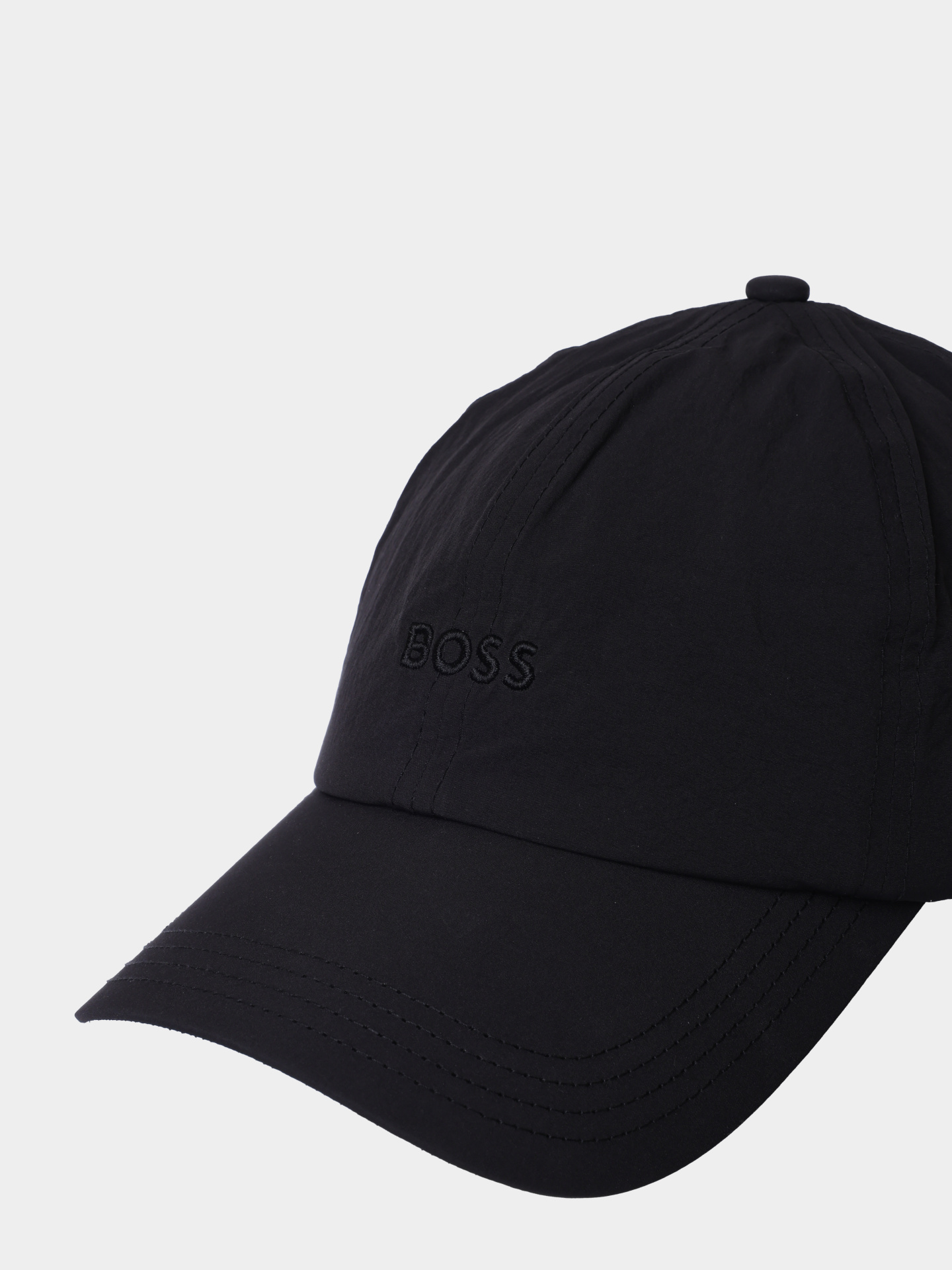 Бейсболка Derrel-N-PA 10268302 01 50550604 001 черная мужская с логотипом-нашивкой — купить в интернет-магазине Verdistore