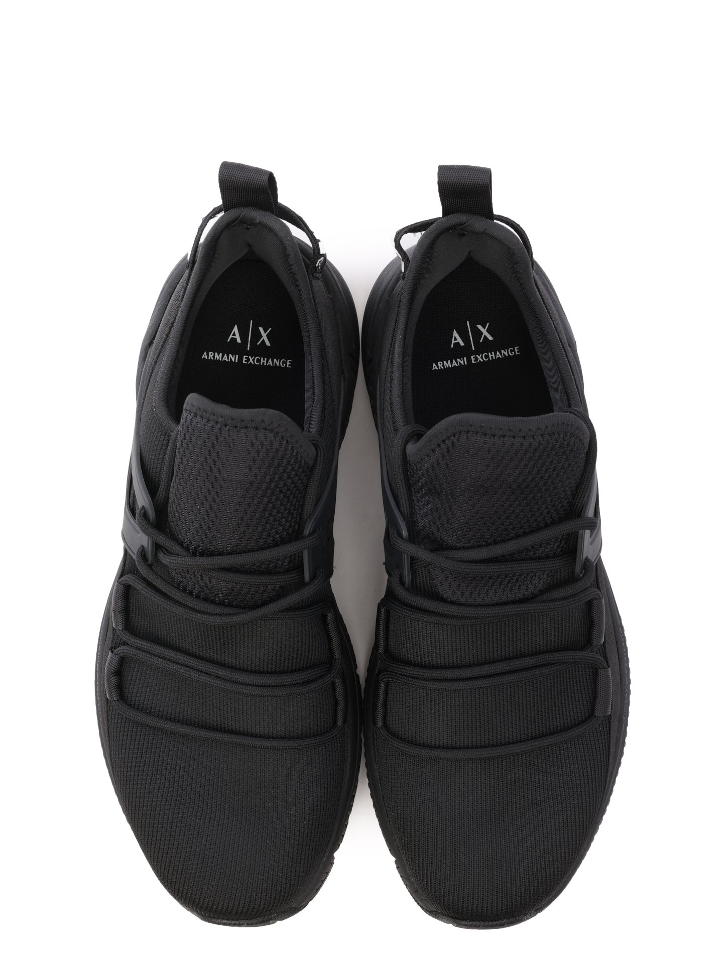 Кроссовки Armani Exchange XUX190 XV777 00002 черные мужские из текстиля — купить в интернет-магазине Verdistore