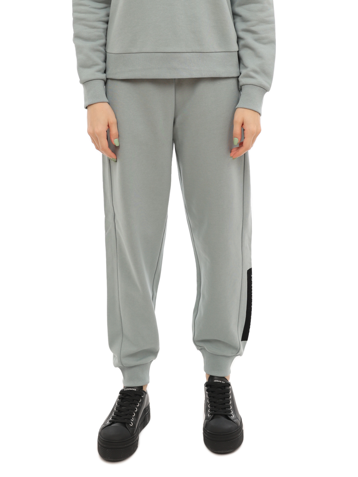 Брюки спортивные Armani Exchange 6LYP78 YJE5Z 1872 голубые женские — купить в интернет-магазине Verdistore