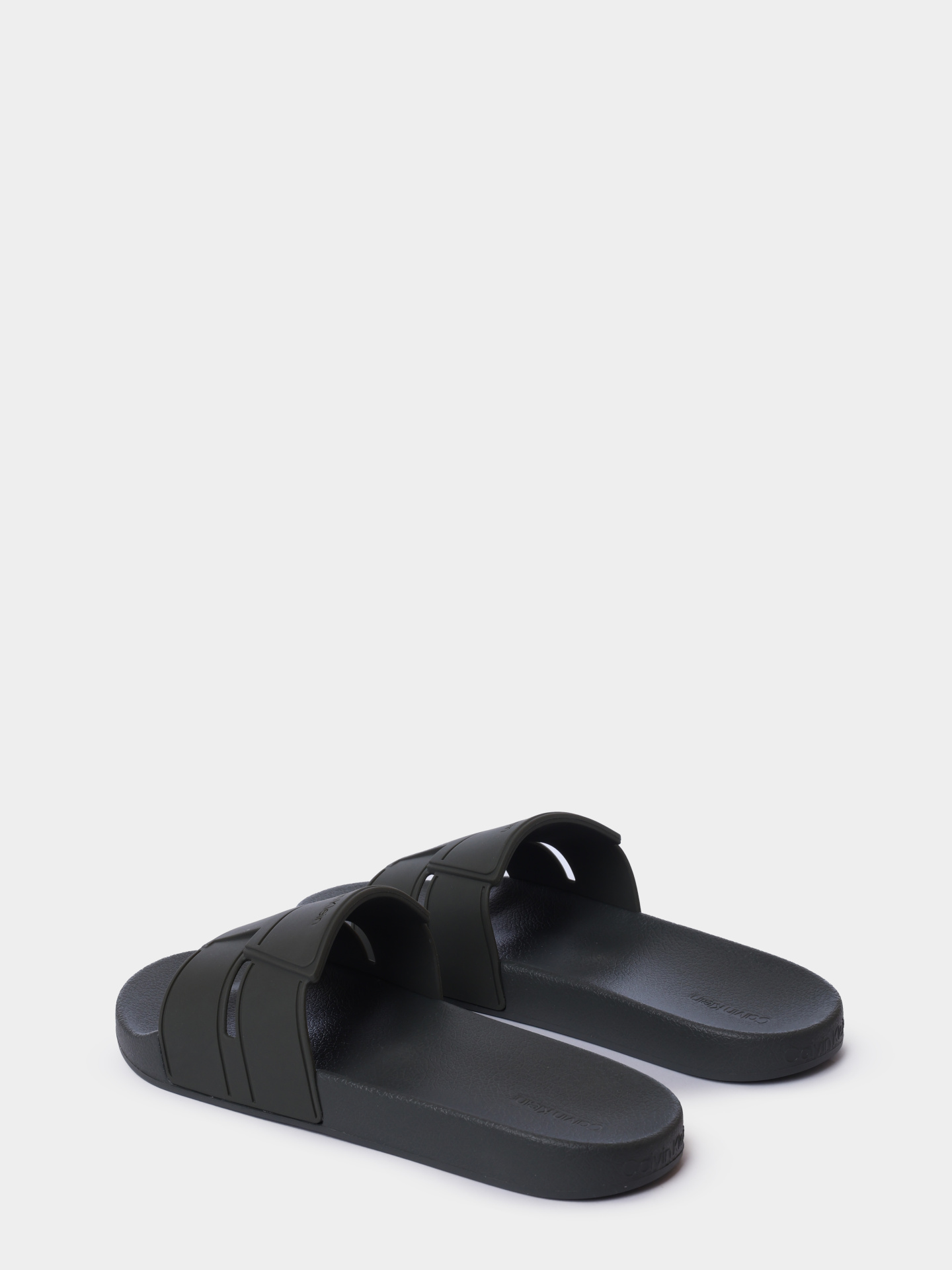 Шлепанцы Calvin Klein HM0HM01752 LEX оливковые мужские — купить в интернет-магазине Verdistore