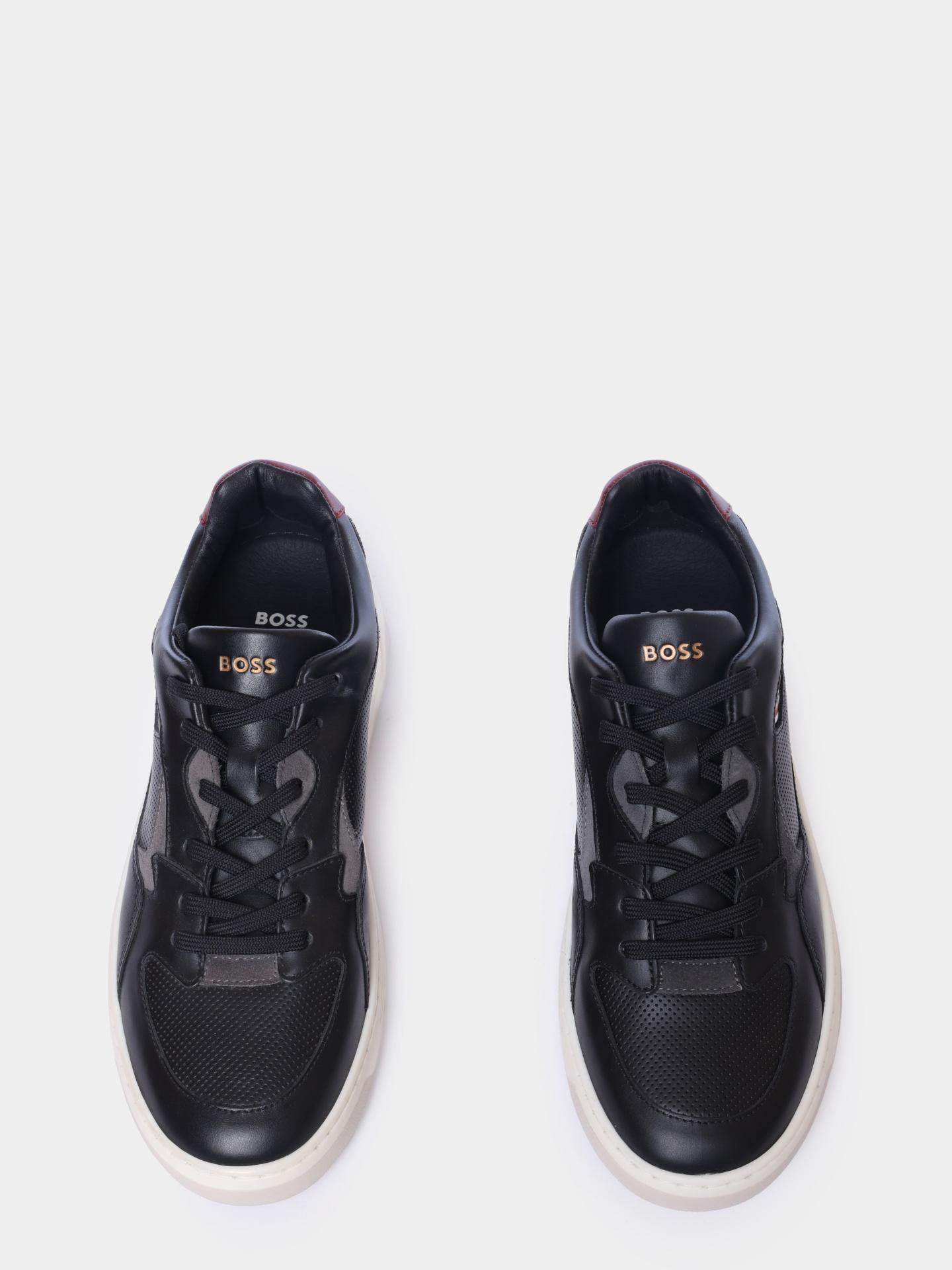 Кеды Boss 50522917 006 кожаные мужские — купить в интернет-магазине Verdistore