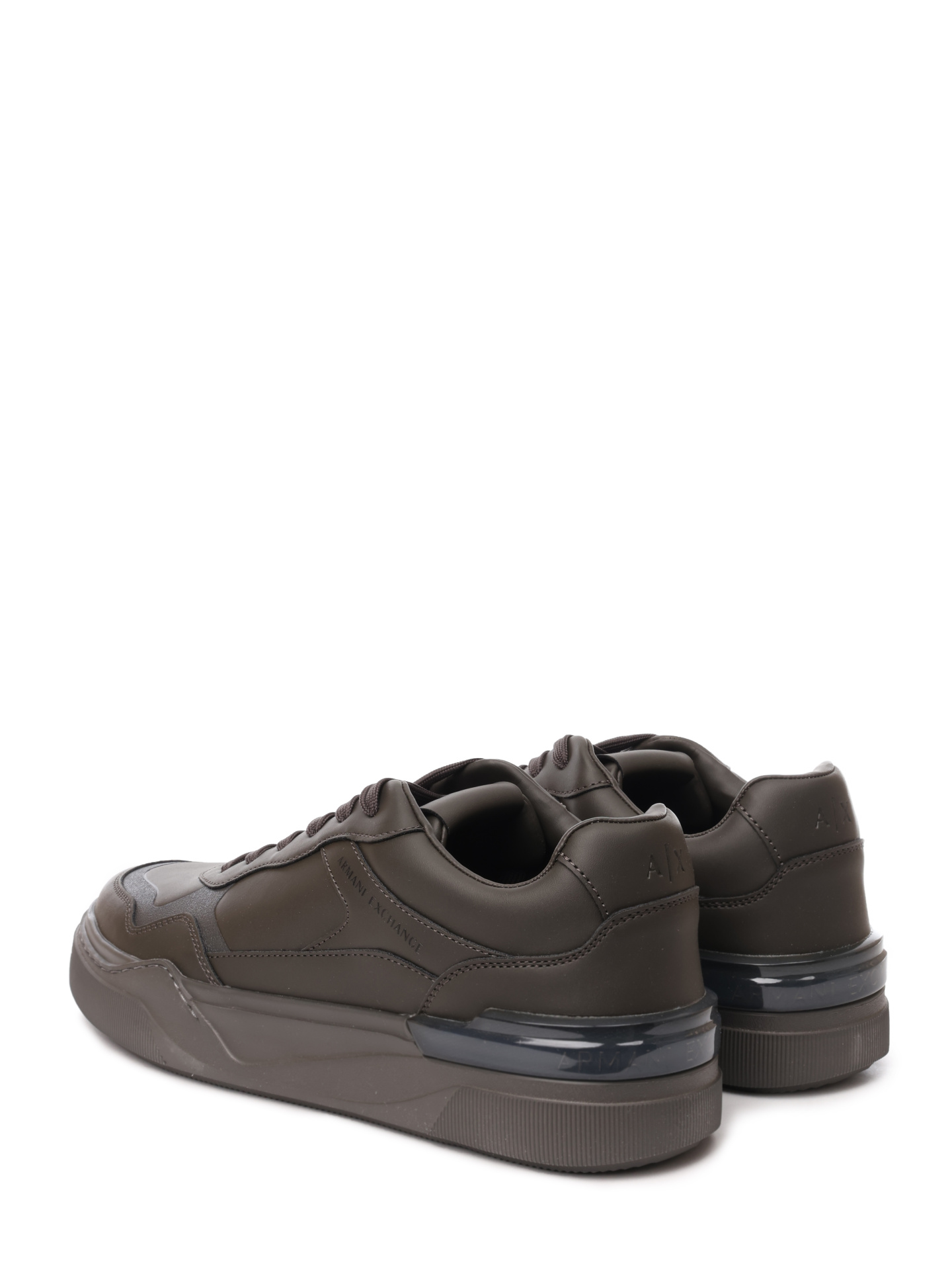 Кроссовки Armani Exchange XUX219 XV857 00881 оливковые мужские из эко-кожи — купить в интернет-магазине Verdistore