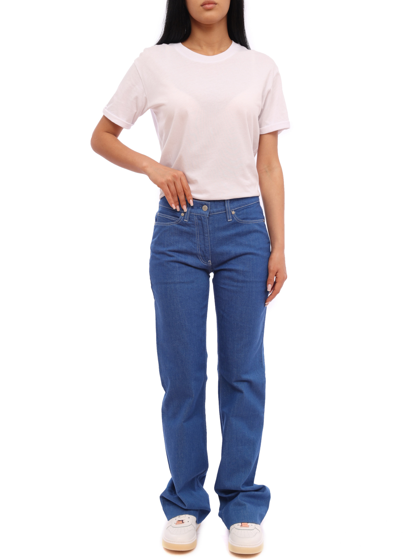 Джинсы Calvin Klein K20K200542 голубые женские — купить в интернет-магазине Verdistore